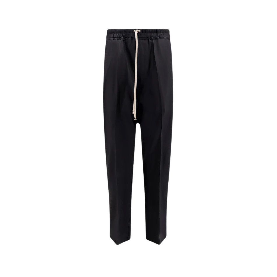 Rick Owens RICK OWENS Temple Black Wool Drawstring Pants New & Authenti Size US 36 / EU 52 - 1 Thumbnail