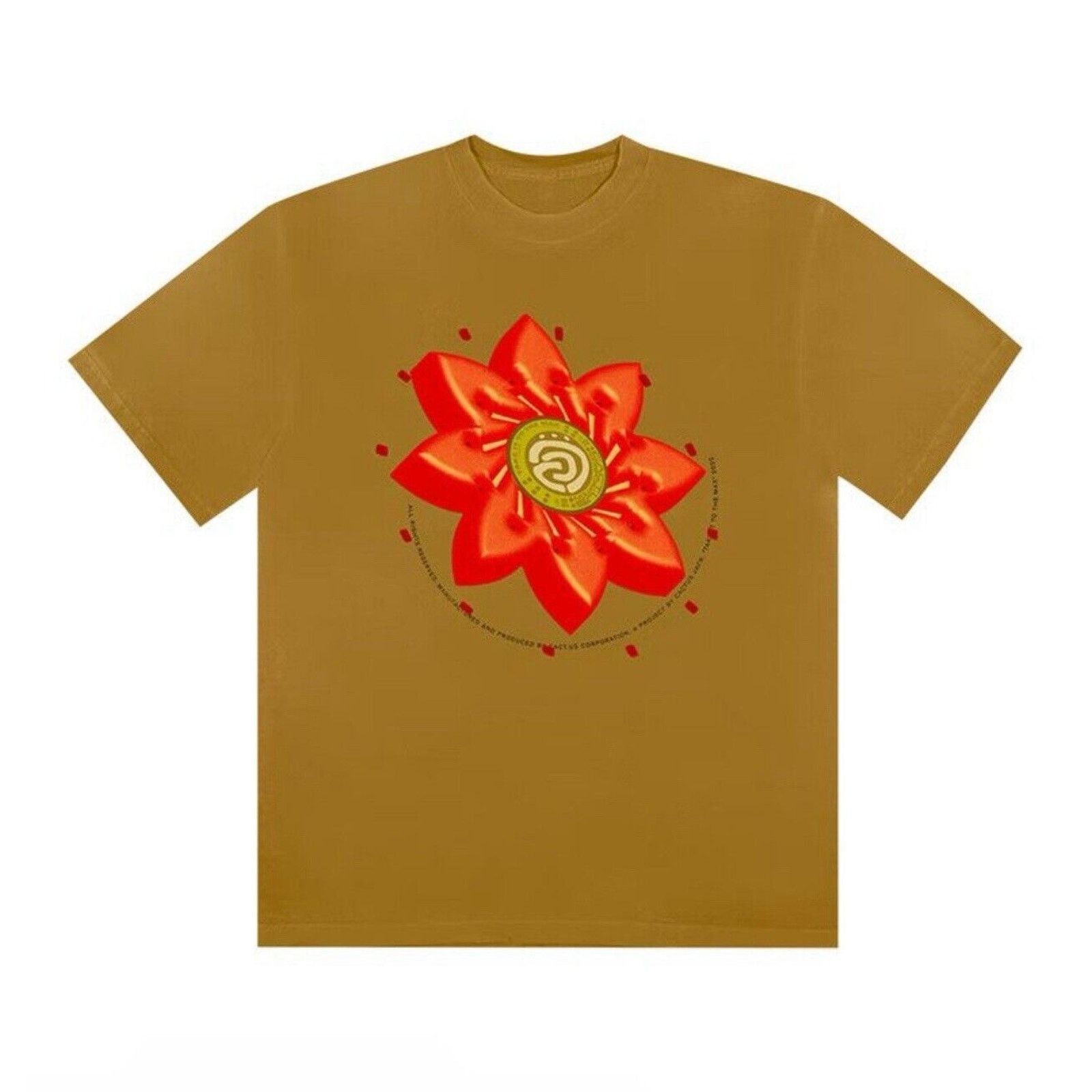 Travis Scott Travis Scott x Cactus Jack Flower T-Shirt Men Sz XL Tan New Size US XL / EU 56 / 4 - 1 Thumbnail
