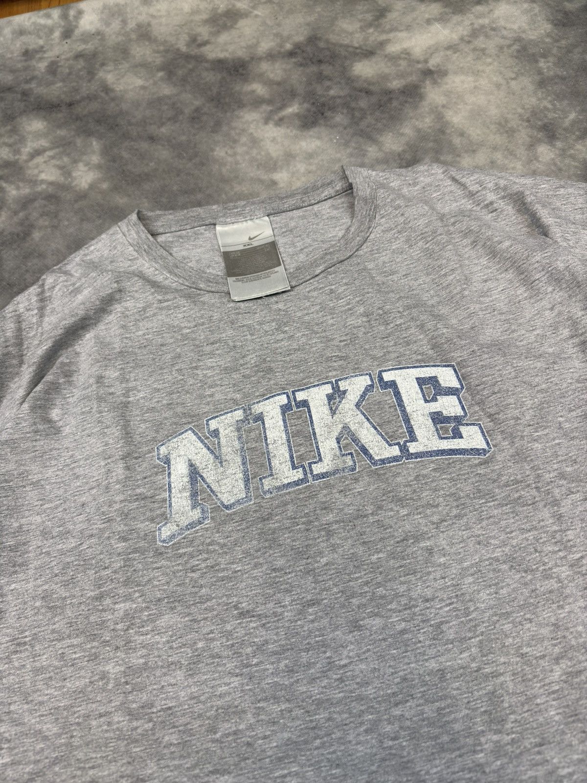 Nike × Vintage 90s Nike Spellout Vintage Y2K Oversized Retro Tee T-Shirt Size US XXL / EU 58 / 5 - 2 Thumbnail