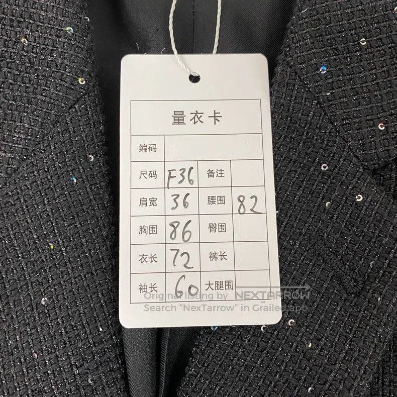 Saint Laurent Paris Saint Laurent Black Sequin Blazer . Size M / US 6-8 / IT 42-44 - 9 Thumbnail
