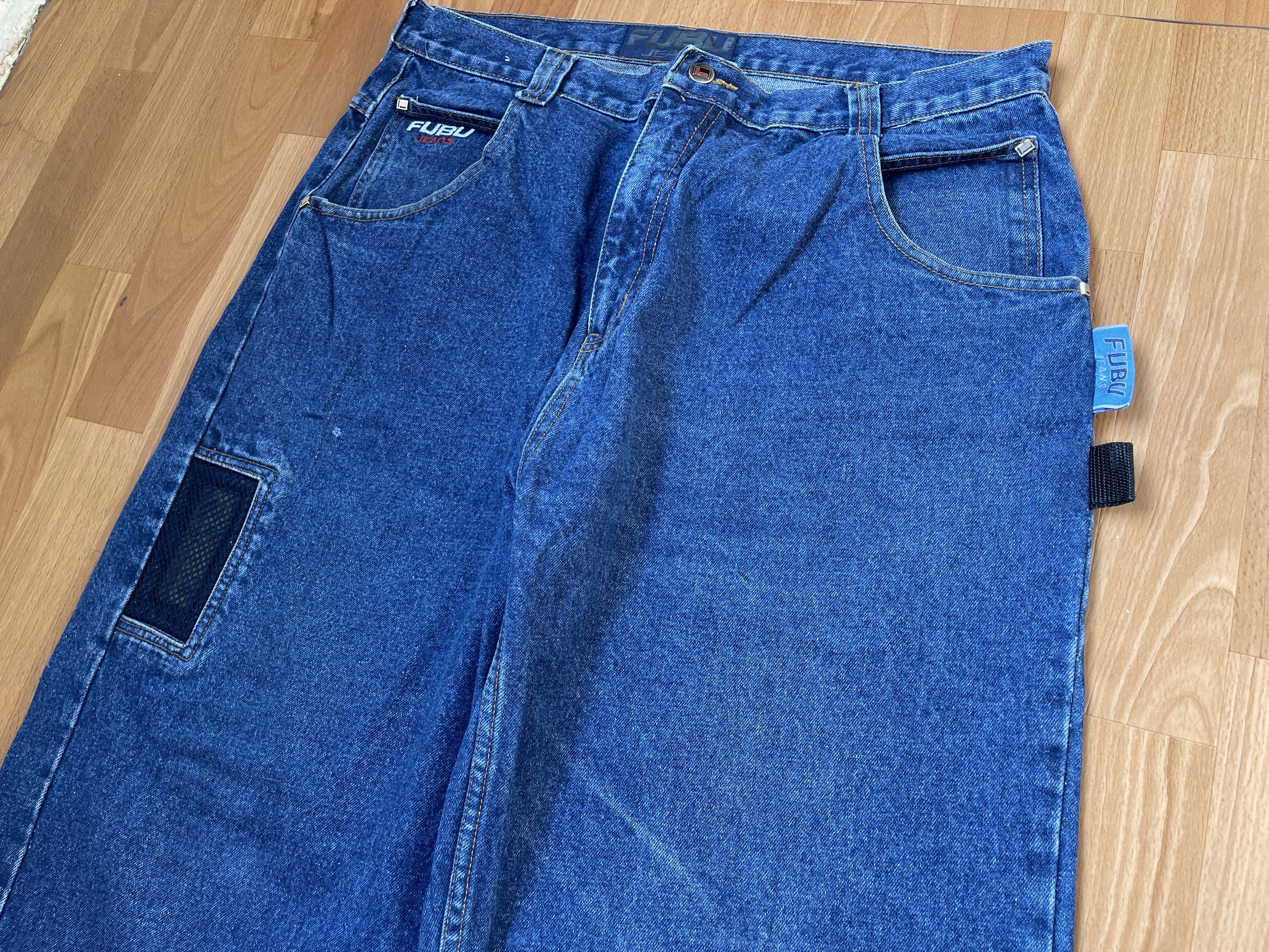 Fubu FUBU jeans, vintage baggy jeans, 90s hip hop skater Y2K 38 Size US 38 / EU 54 - 11 Thumbnail