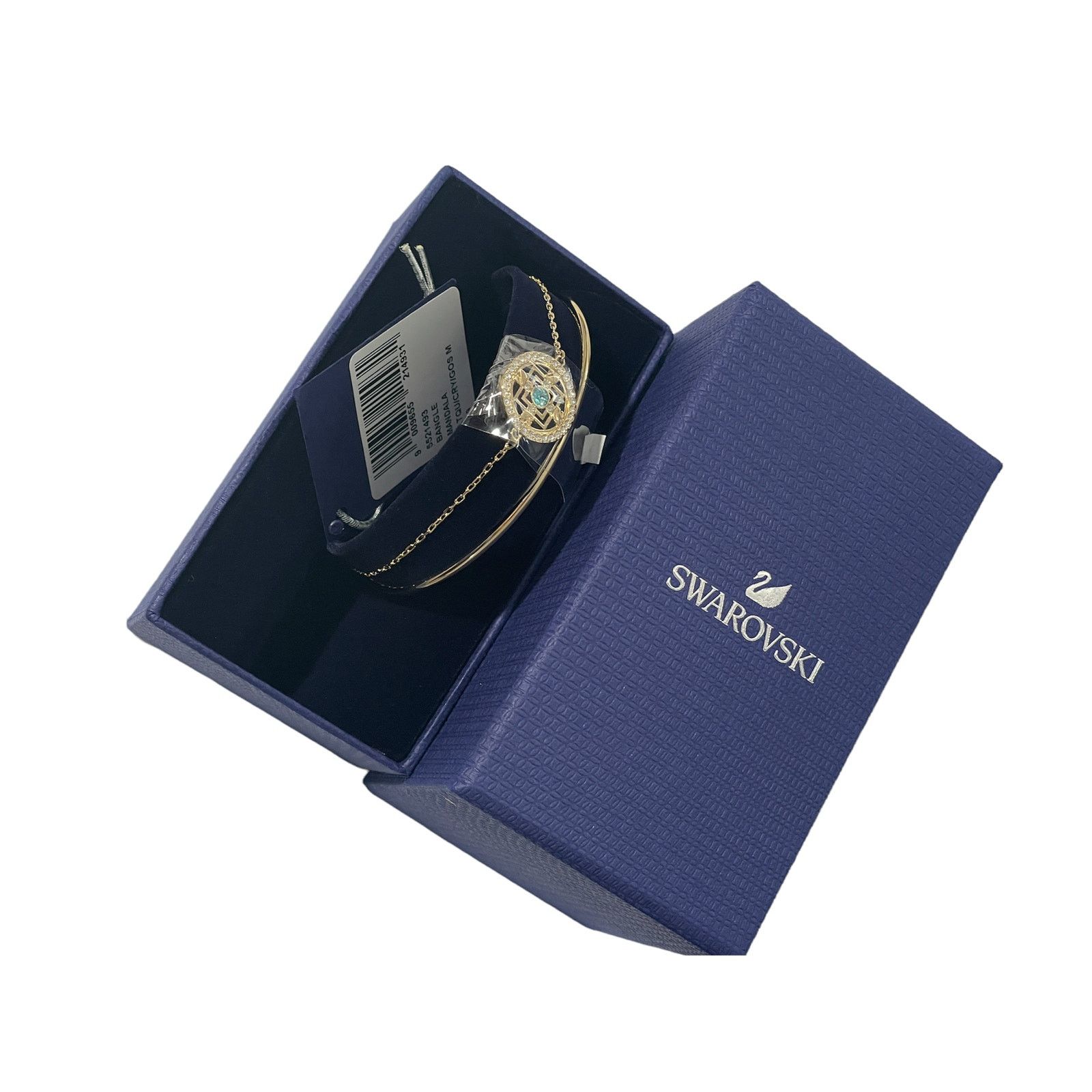 Swarovski Swarovski Symbolic Mandala Bangle Light Turquoise One Size Size ONE SIZE - 3 Thumbnail