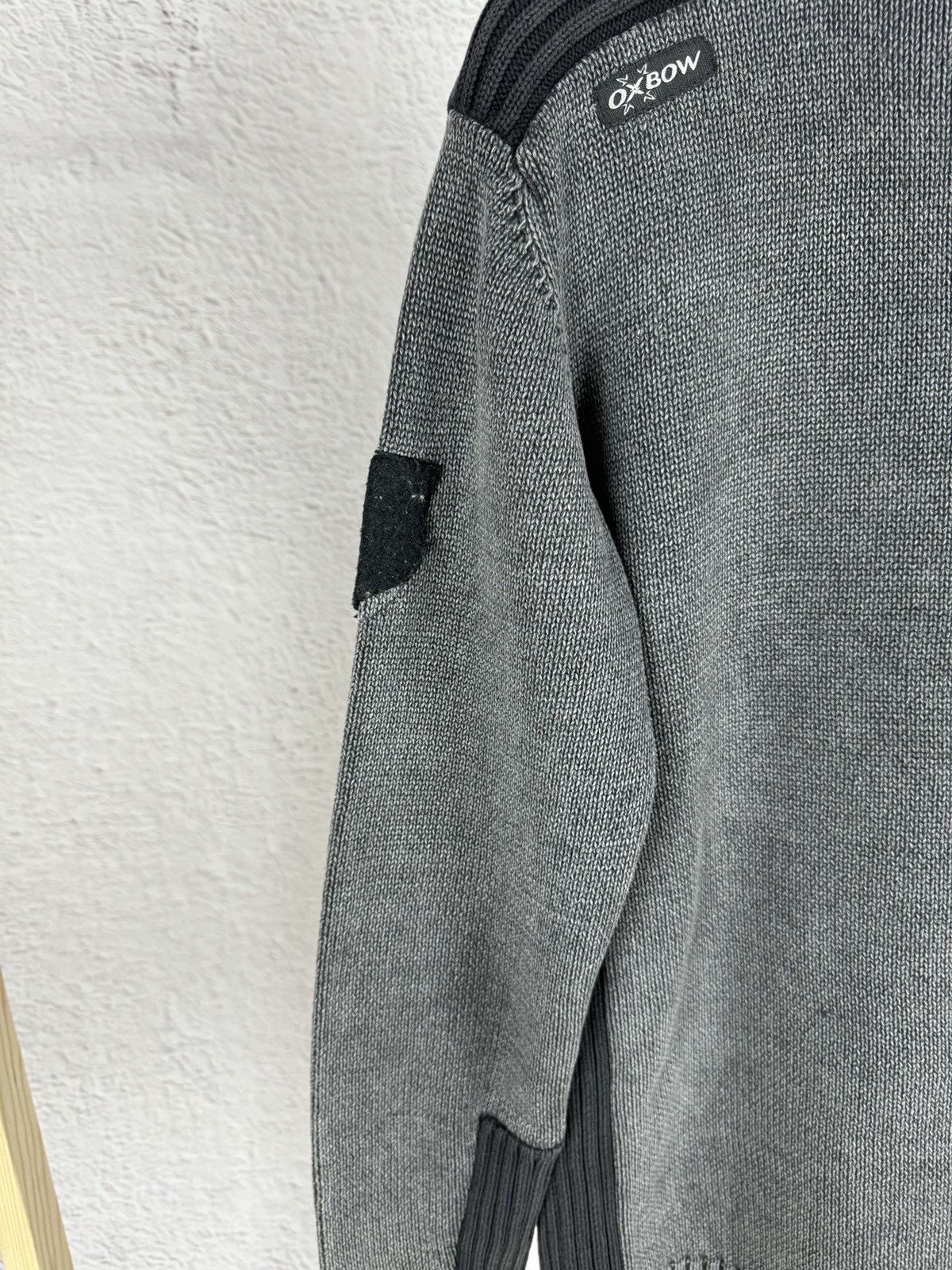 Oxbow Oxbow vintage slim fit grey sweater big logo Size US XL / EU 56 / 4 - 14 Thumbnail