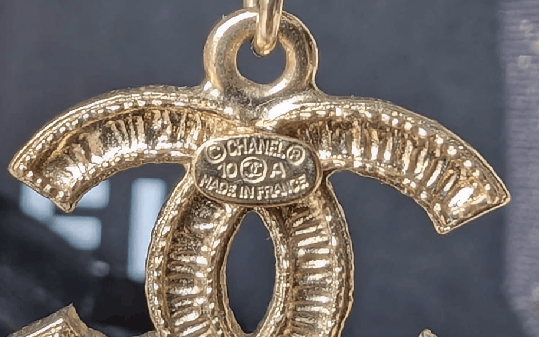 Chanel Chanel CC 10A GHW Crystal Dangling CoCoMarkEarrings Box Size ONE SIZE - 5 Thumbnail