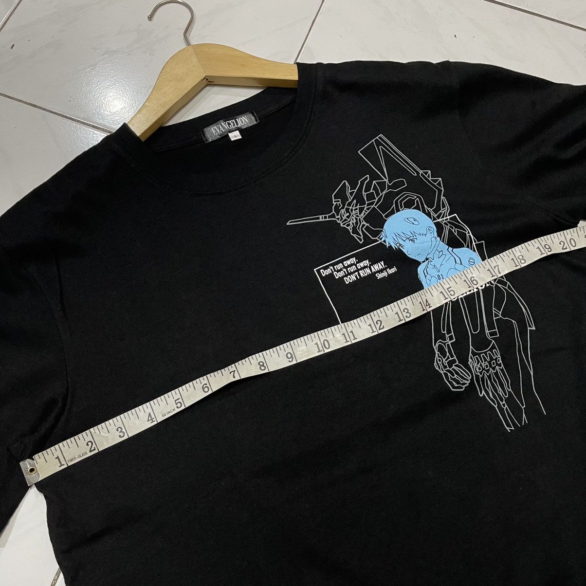 Anime Y2k Evangelion shinji ikari tee Size US M / EU 48-50 / 2 - 7 Thumbnail