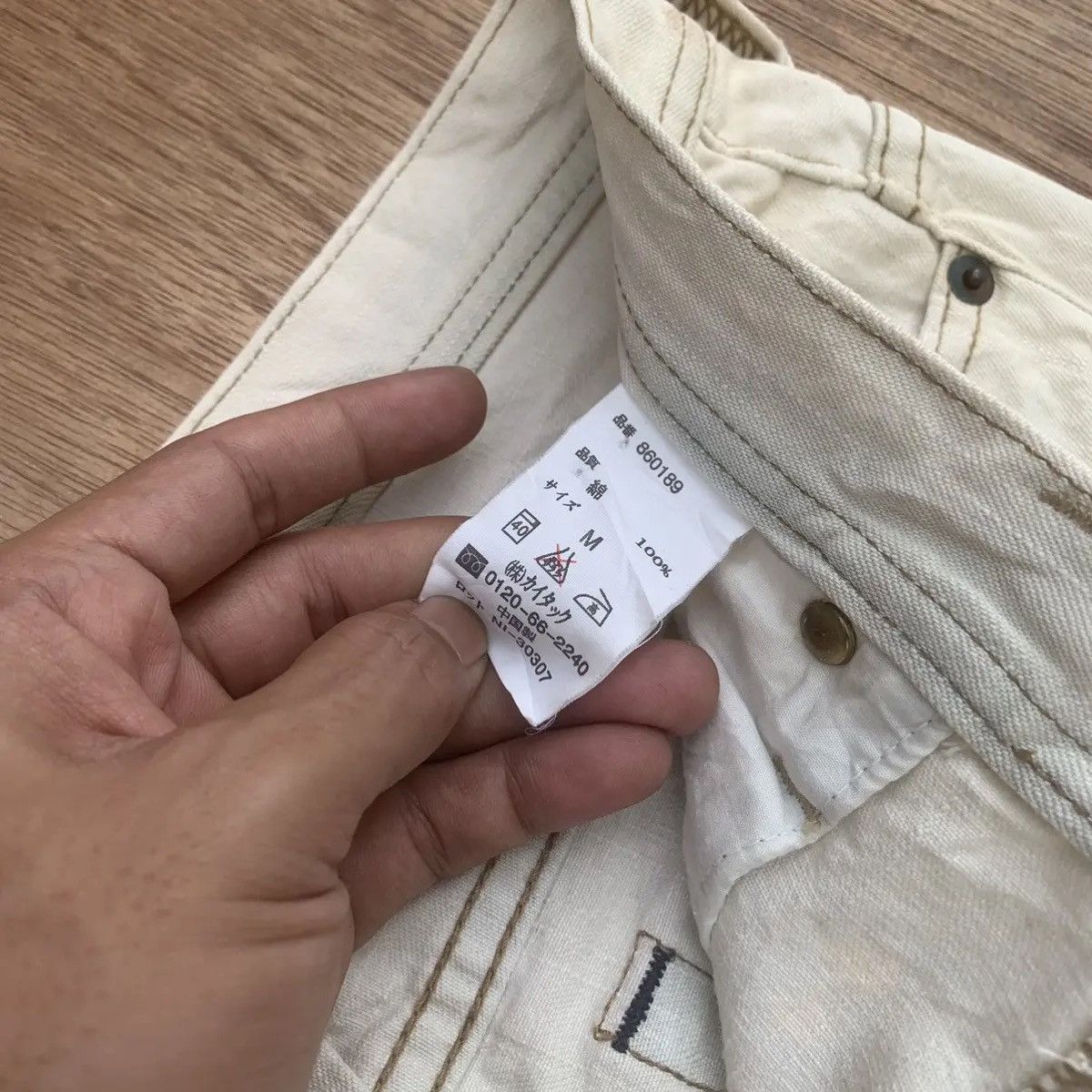 Japanese Brand 5-POCKET HIDEF JAPAN TROUSERS JEANS RIPPED RUSTY DIRTY PANTS Size US 30 / EU 46 - 11 Thumbnail