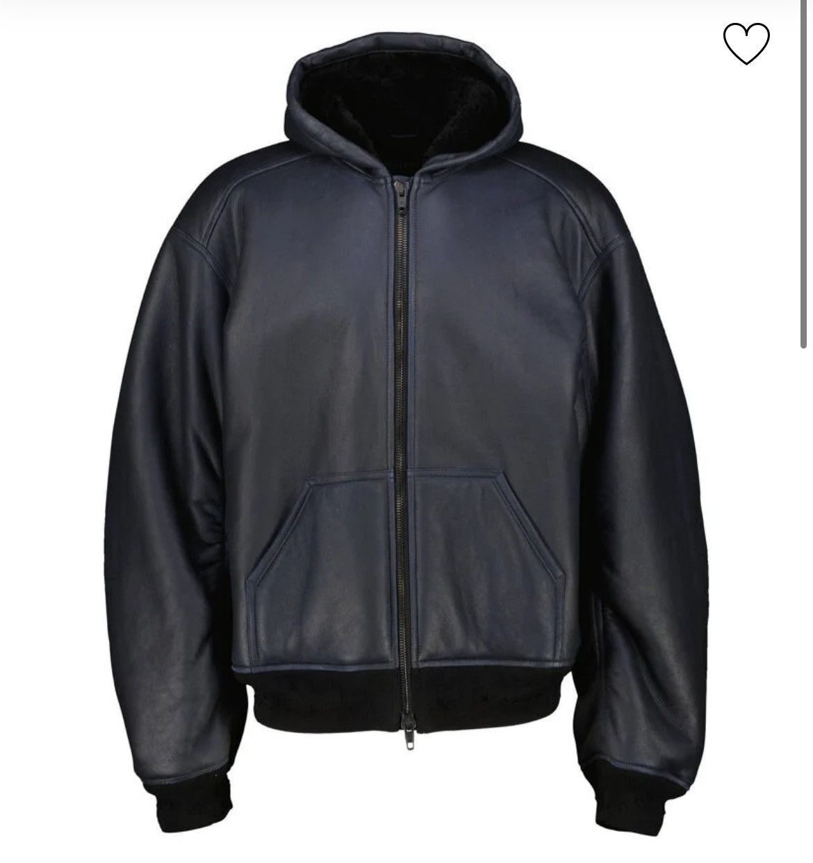 Balenciaga Balenciaga | Men's Leather Jacket with Lambskin Large Fit Size US M / EU 48-50 / 2 - 1 Thumbnail