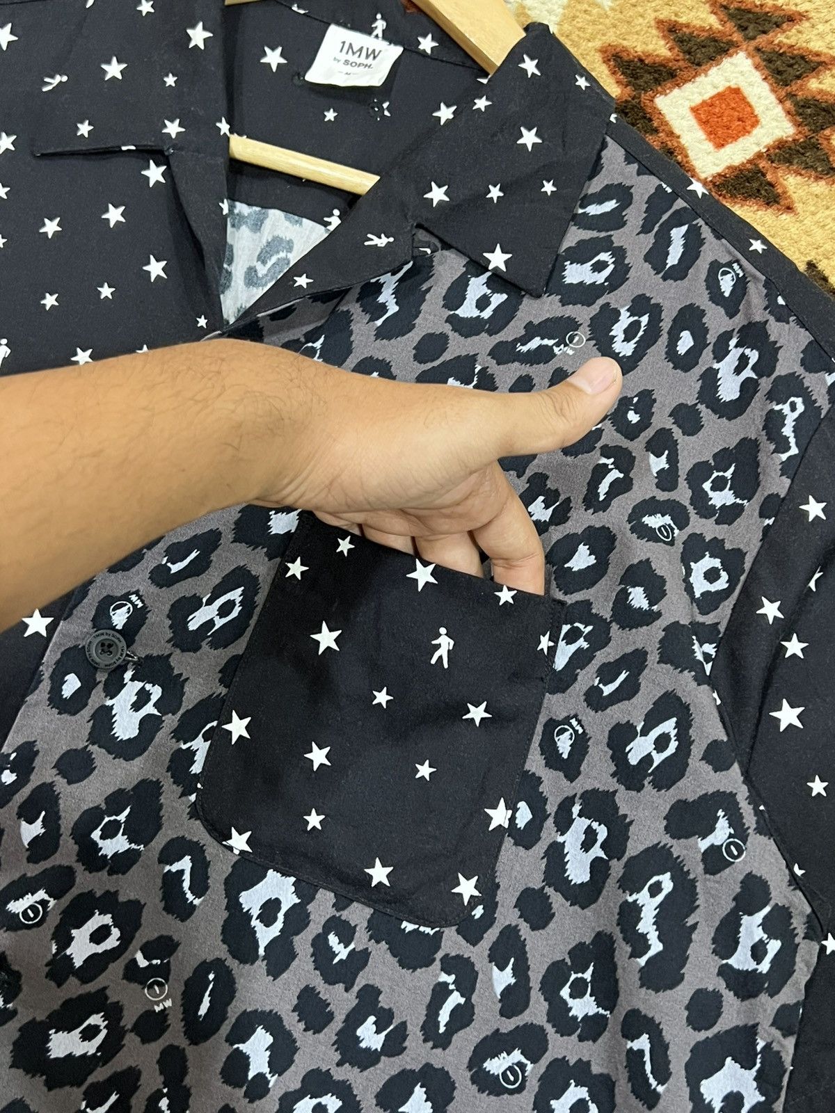 Sophnet. Sophnet x GU Wacko Maria Style Leopard Open Collar Shirt Size US M / EU 48-50 / 2 - 4 Thumbnail