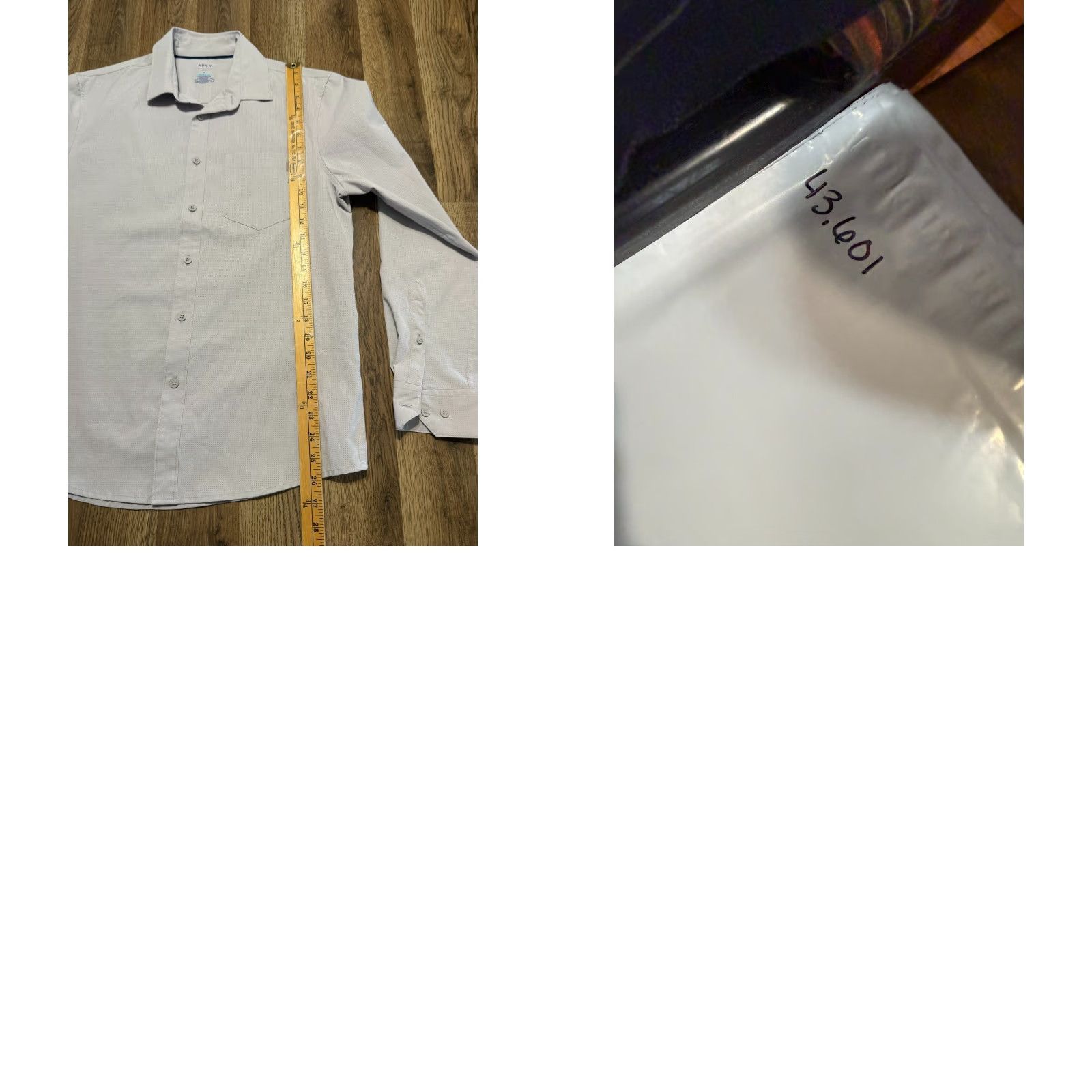 Apt. 9 APT. 9 Shirts Men's Size Large Gray Long Sleeve Button Up Pockets Casual Size US L / EU 52-54 / 3 - 8 Thumbnail