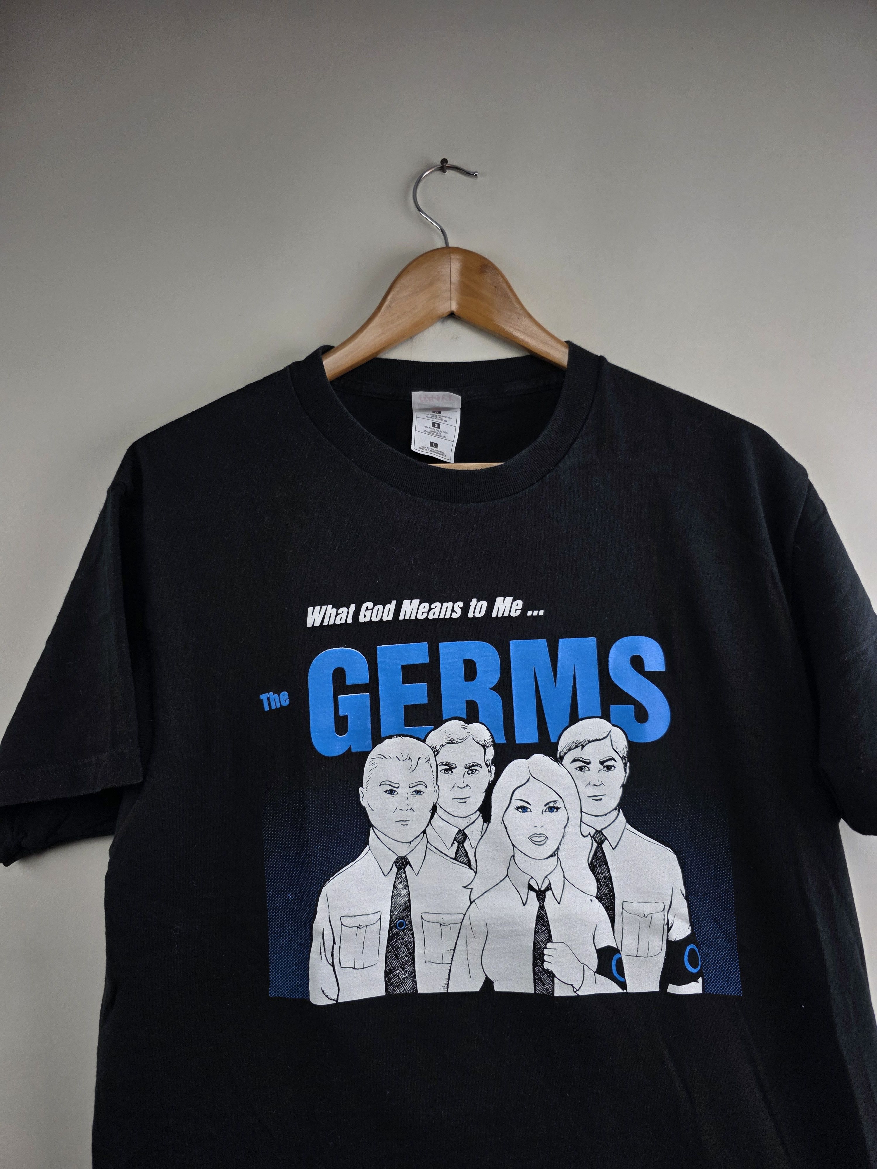 Band Tees × Vintage 90s The Germs Punk Band L 21" 27.5" Size US L / EU 52-54 / 3 - 2 Thumbnail
