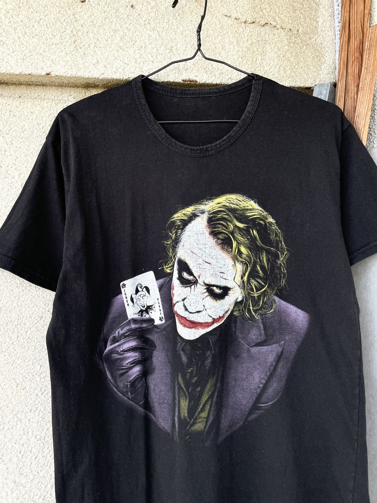 DC Comics Vintage The Dark Knight Joker Heath Ledger Movie Promo Tee Size US L / EU 52-54 / 3 - 1 Thumbnail