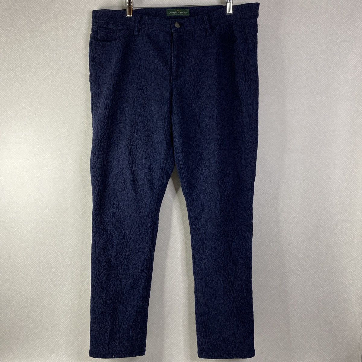 Ralph Lauren Lauren Ralph Lauren Jeans Co Womens Sz 16 Casual Blue EUC Size 38" / US 16 / IT 52 - 2 Thumbnail