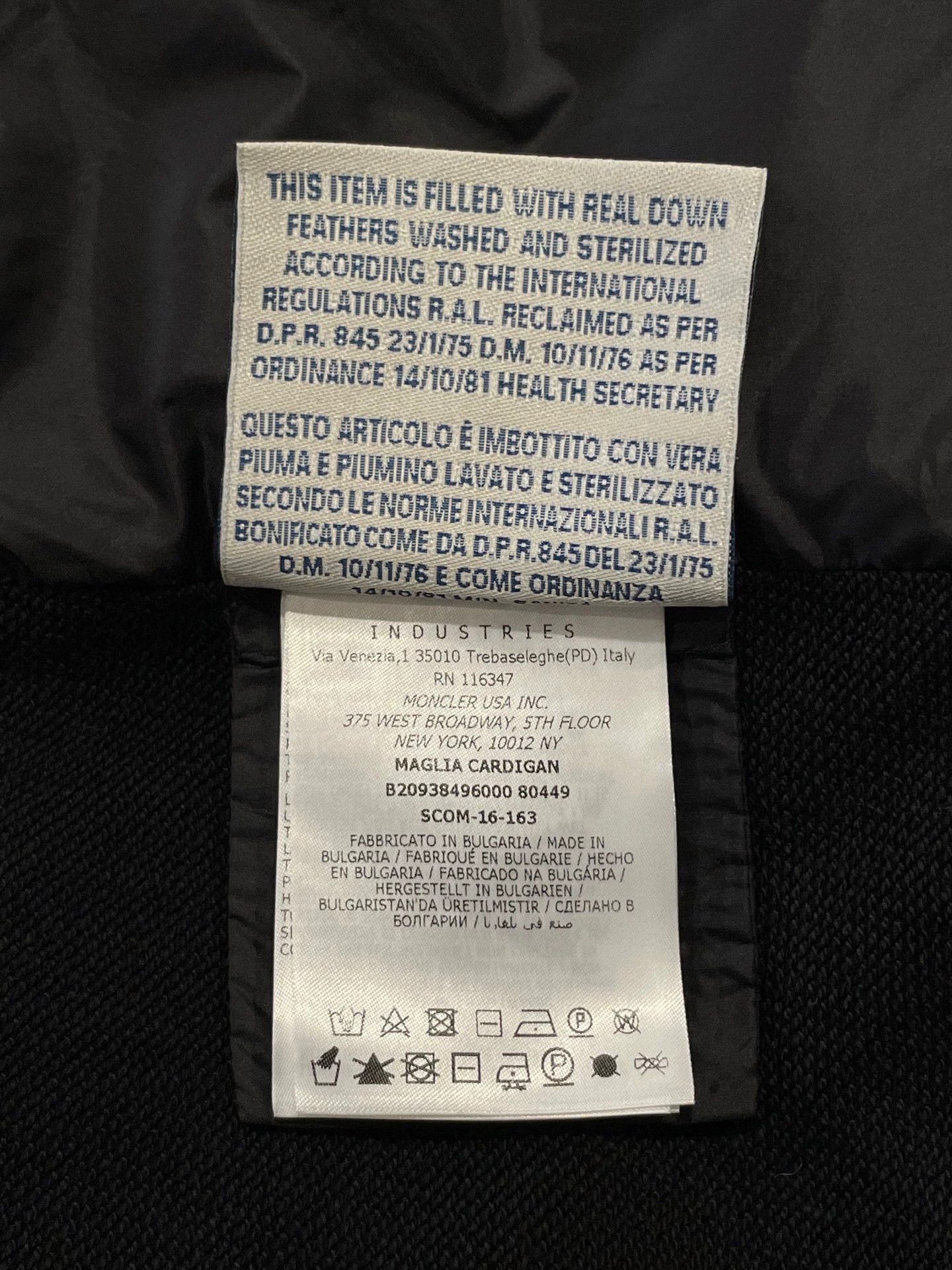 Moncler moncler black patchwork down jacket size xs Size US XS / EU 42 / 0 - 6 Thumbnail