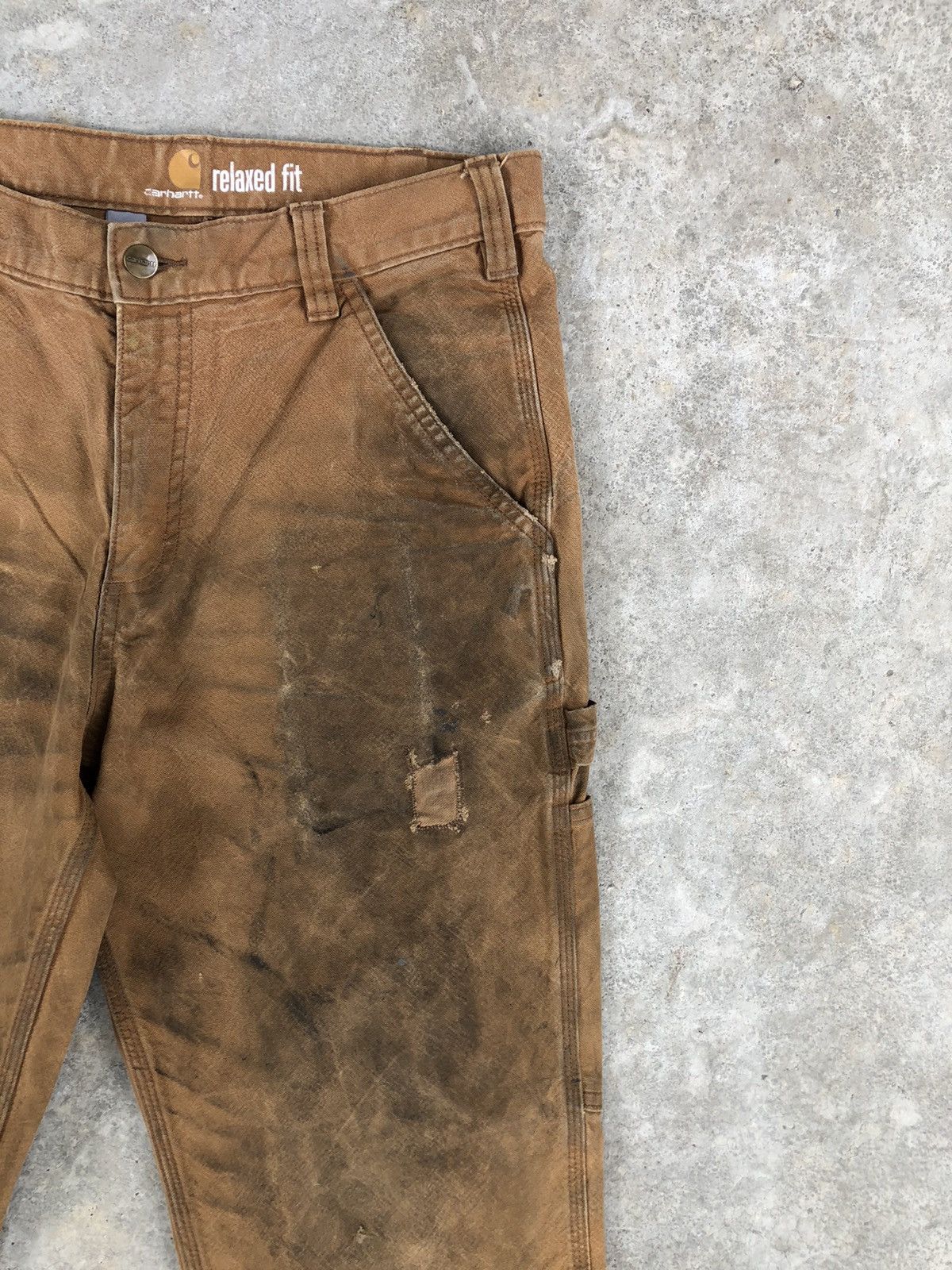 Carhartt Carharrt Distressed Jeans Carpenter Size US 32 / EU 48 - 5 Thumbnail