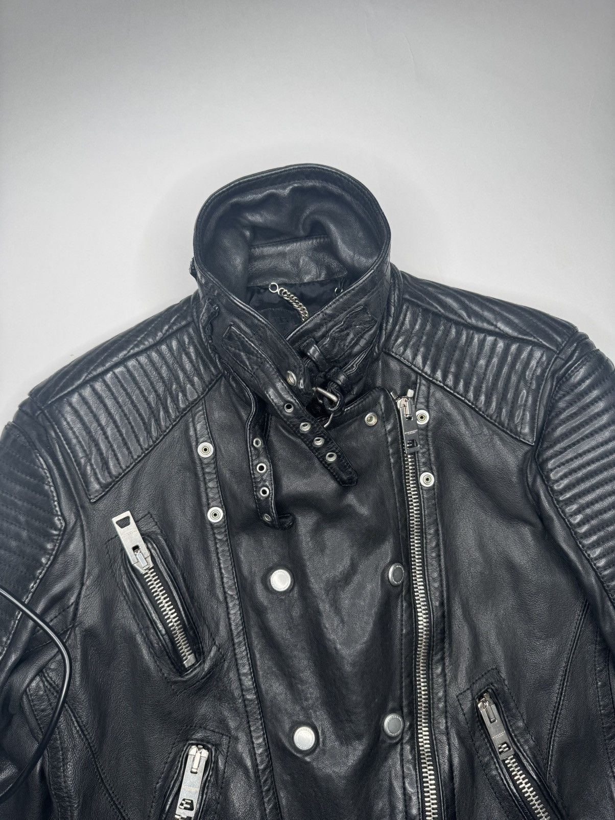 Burberry Prorsum Burberry Prorsum SS11 Loseley Quilted Biker Leather Jacket Size US S / EU 44-46 / 1 - 6 Thumbnail