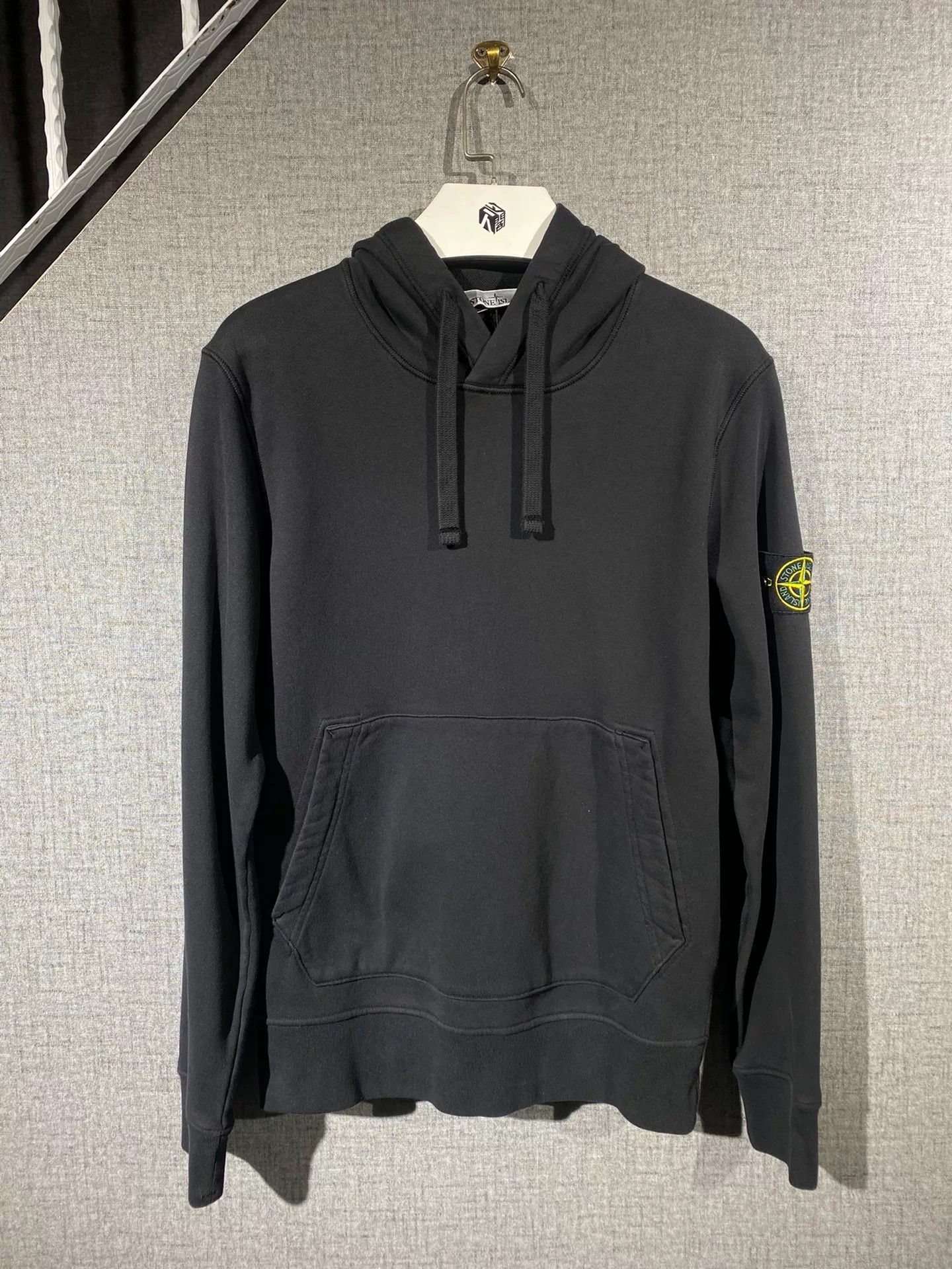 Stone Island stone island black hooded sweatshirt Size US S / EU 44-46 / 1 - 1 Thumbnail
