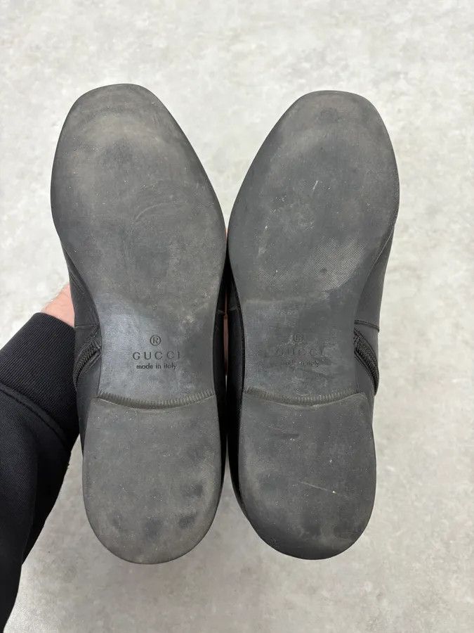 Gucci 2000s Gucci Black Minimalist Leather Boots Size US 8 / EU 41 - 8 Thumbnail