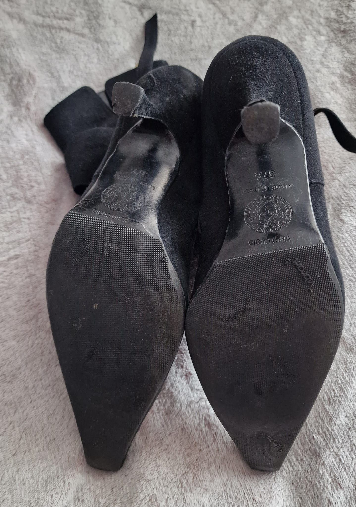 Versace Gianni Versace Vintage Suede Ankle Boots – 90s Size US 7.5 / IT 37.5 - 7 Thumbnail