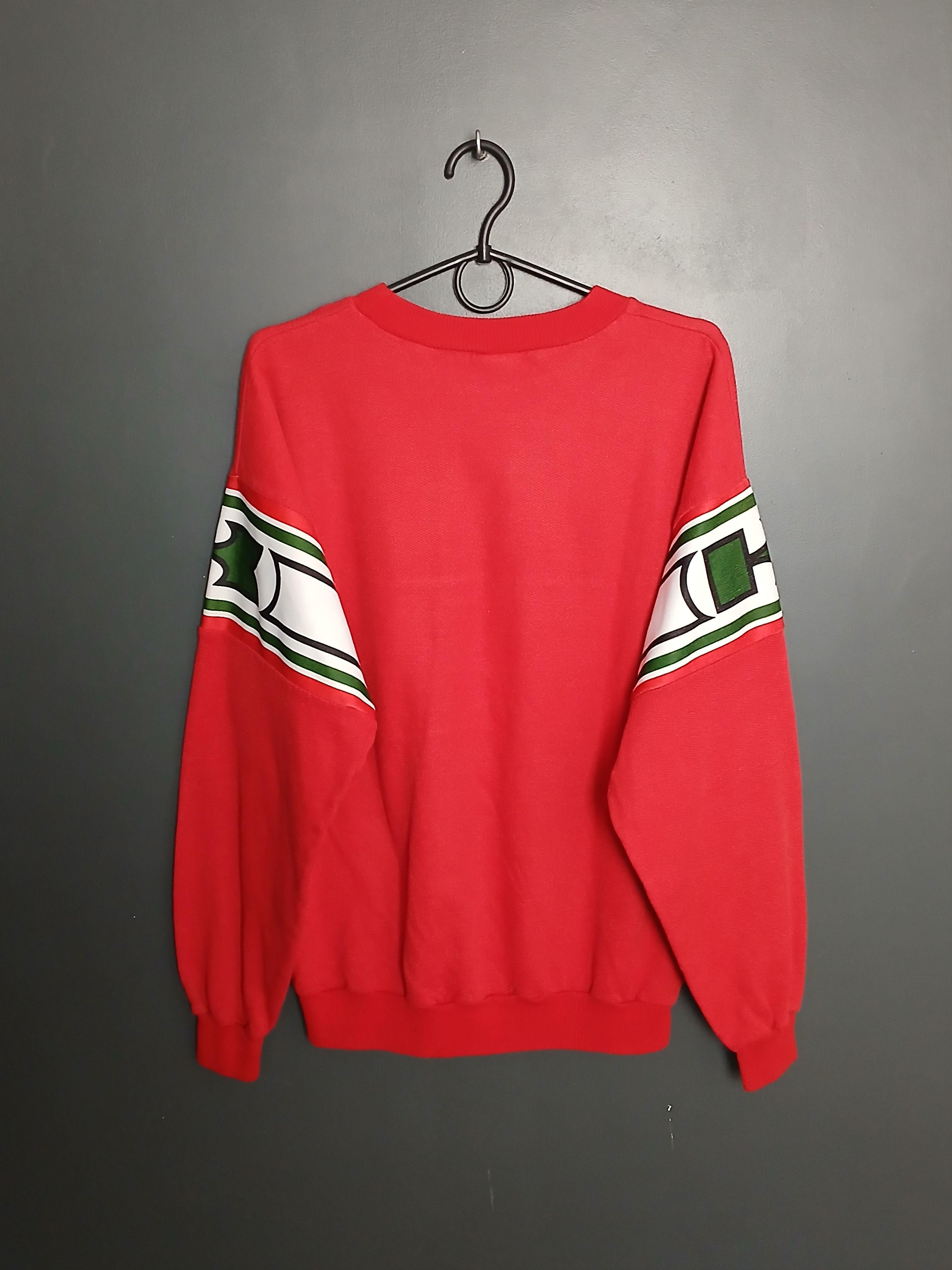 Vintage Vintage Kawasaki Racing Moto Sweatshirt Size US L / EU 52-54 / 3 - 2 Thumbnail