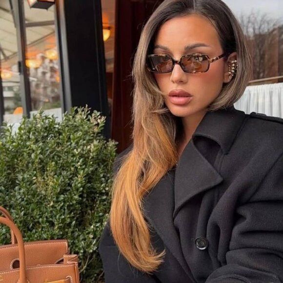 NEW MIU MIU MU11ZSF VAU2Z1 HAVANA WOMEN SUNGLASSES MU11ZS