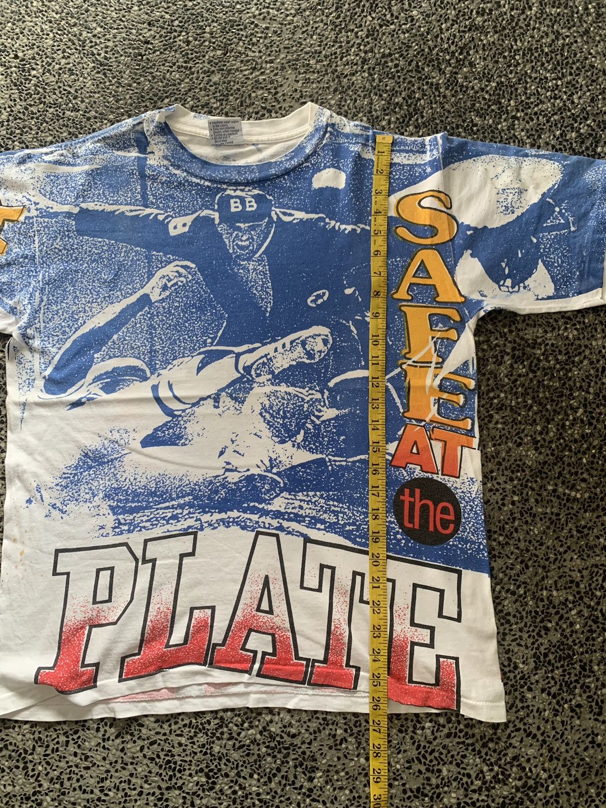 MLB × Vintage Vintage 90s Safe At The Plate RBI King MLB T shirt Size US L / EU 52-54 / 3 - 10 Thumbnail