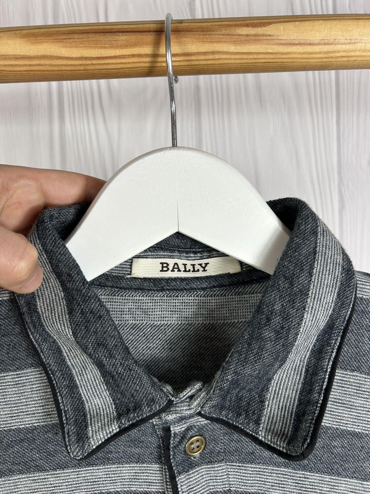 Bally Bally Pocket Metal Logo Premium Cotton Polo Size 48/38 Size US M / EU 48-50 / 2 - 10 Thumbnail