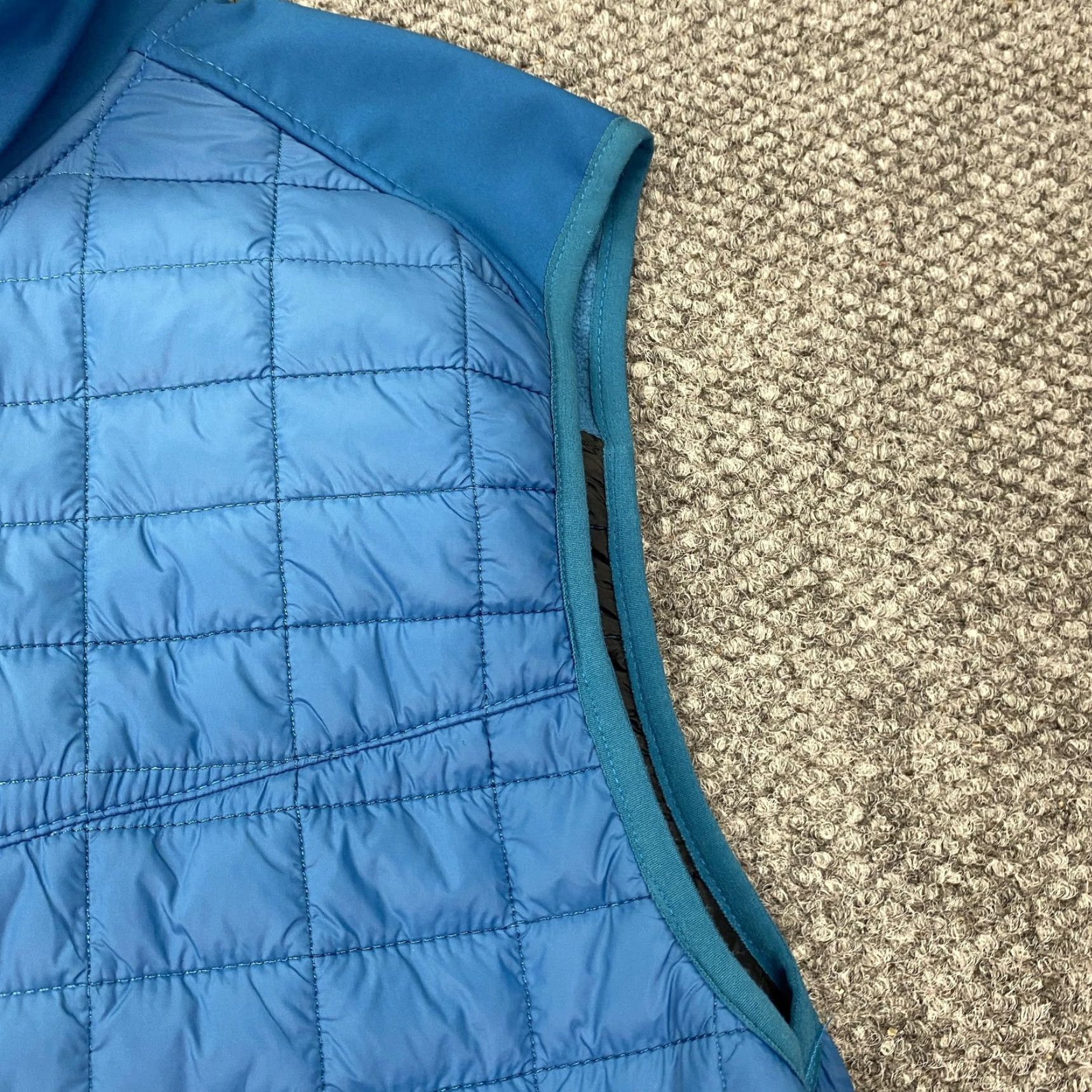 Vintage VINTAGE Little Donkey Andy Vest Womens XL Blue Quilted Softshell Insulated Hybrid Zip Size XL / US 12-14 / IT 48-50 - 3 Thumbnail