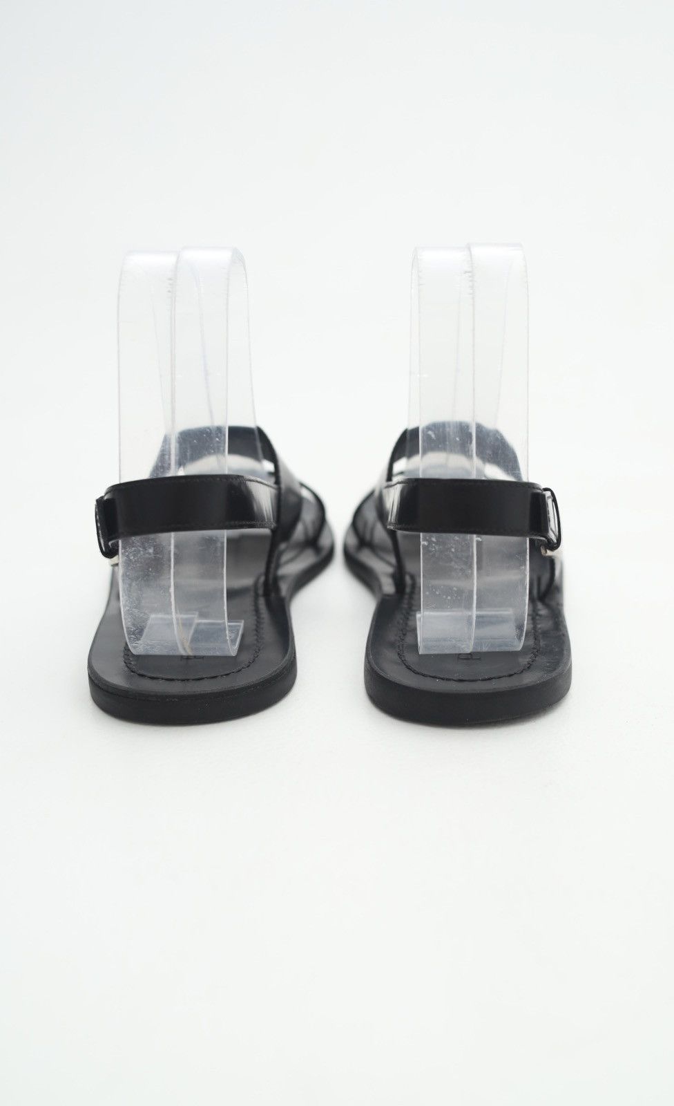 Prada PRADA MILANO Sandals Leather Shoes Straps Logo Black Men’s Size US 9 / EU 42 - 7 Thumbnail