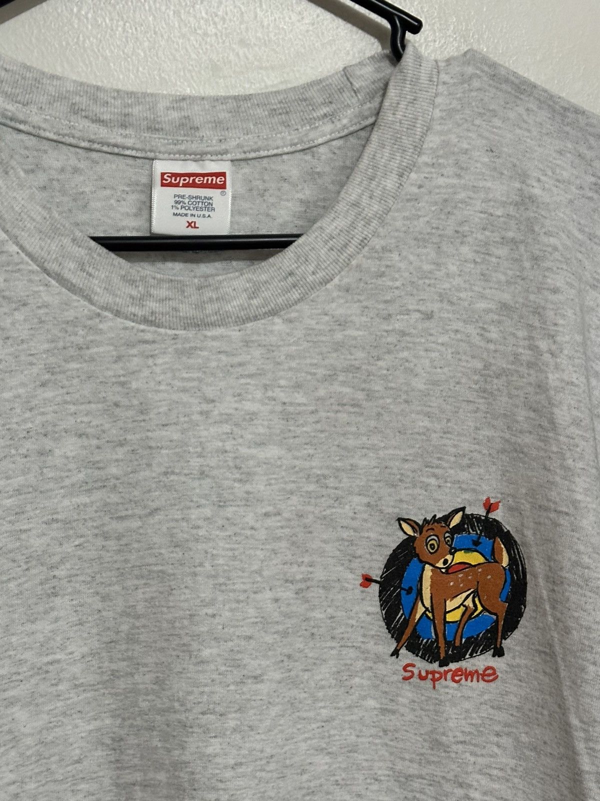 Supreme Supreme Deer Tee Size US XL / EU 56 / 4 - 4 Thumbnail