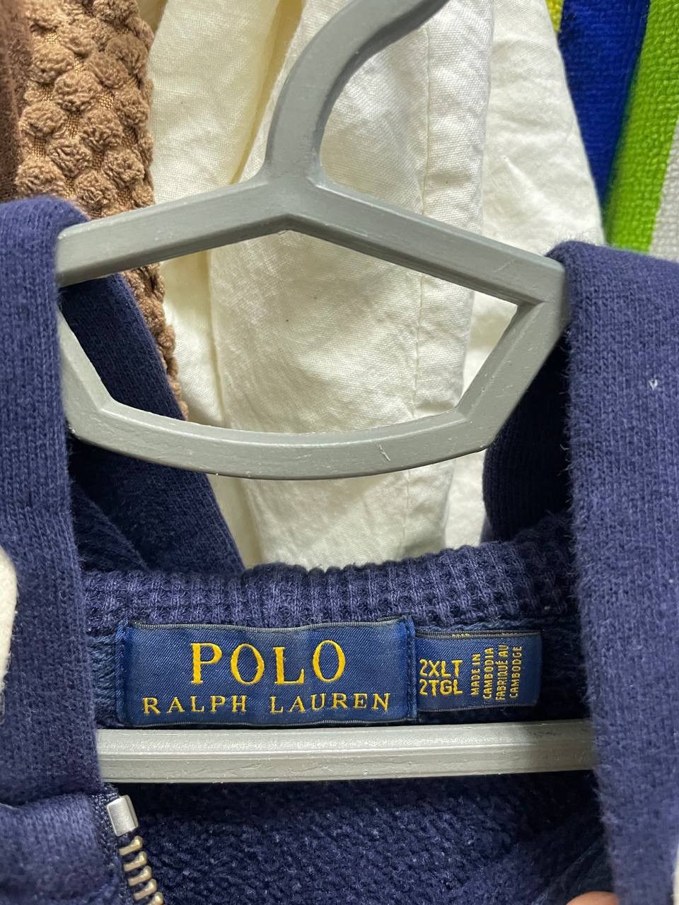 Polo Ralph Lauren × Vintage Vintage polo Ralph Lauren zip hoodie size XXL Logo Size US XXL / EU 58 / 5 - 3 Thumbnail