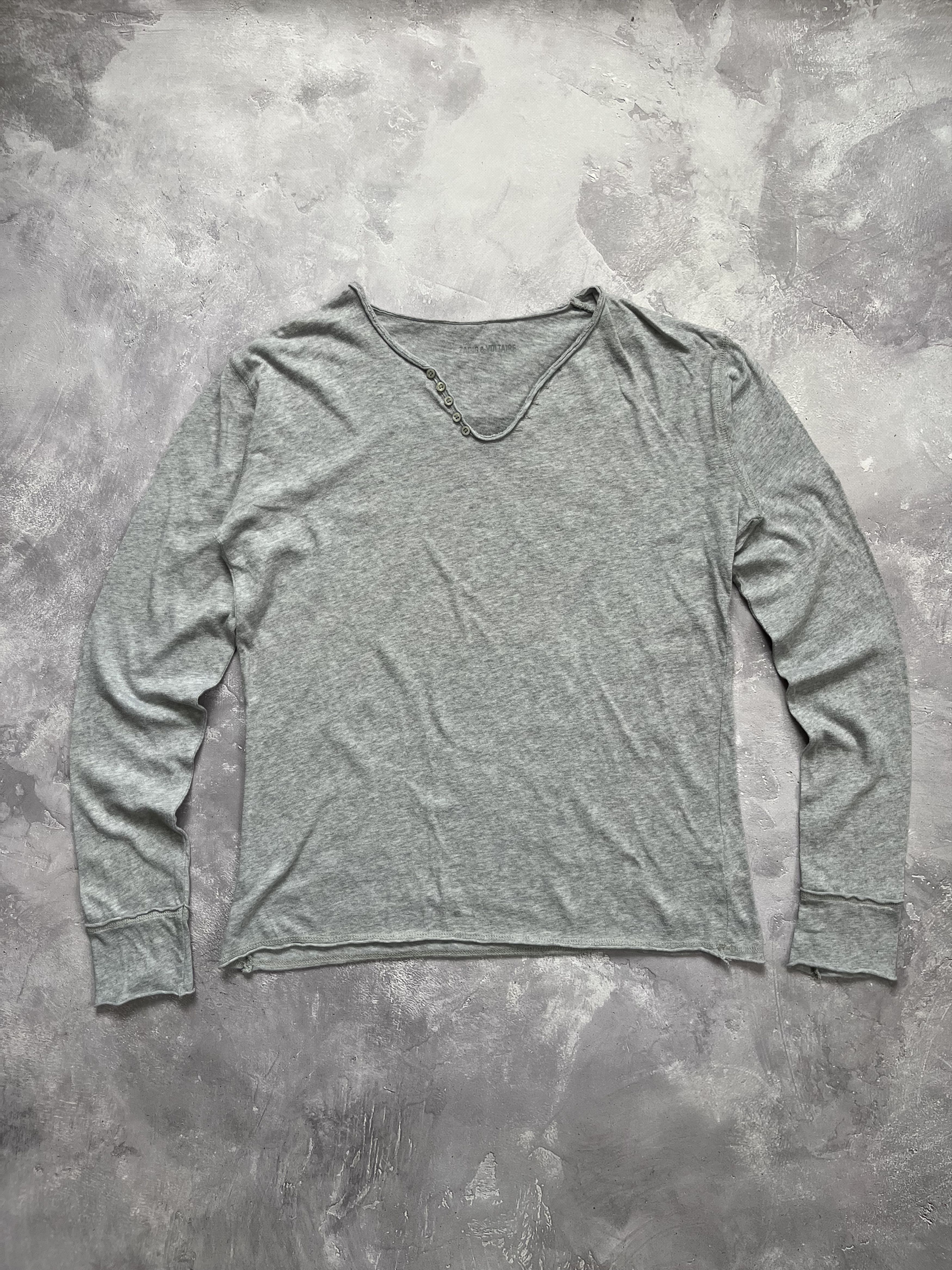 Zadig & Voltaire Zadig & Voltaire Monastir ML Custo Tunisien Skull Shirt Top Size XS / US 0-2 / IT 36-38 - 9 Thumbnail