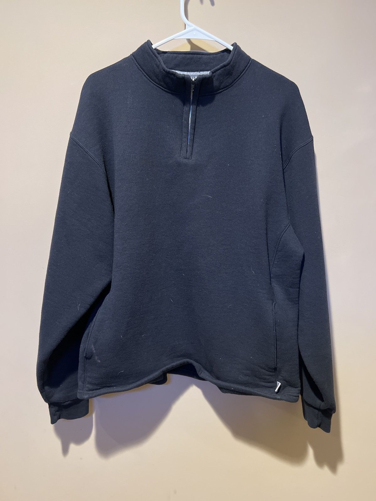 Vintage Vintage Y2K Russell Athletic Quarter Zip Up Size L Size US L / EU 52-54 / 3 - 1 Thumbnail