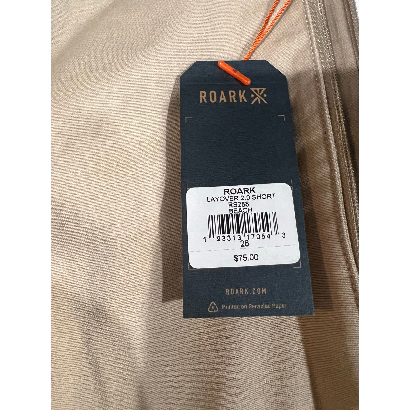 Roark Roark Layover 2.0 Hybrid Shorts Men’s 28 Khaki Adventure Size US 28 / EU 44 - 4 Thumbnail