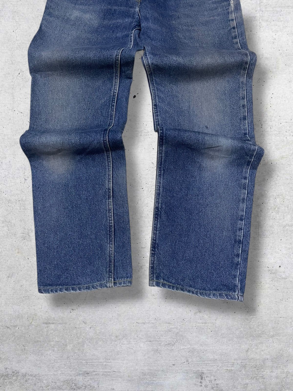 Lee VINTAGE LEE 90S DESIGNER USA BLUE WASHED OG DENIM ROCK STYLE Size US 27 - 3 Thumbnail