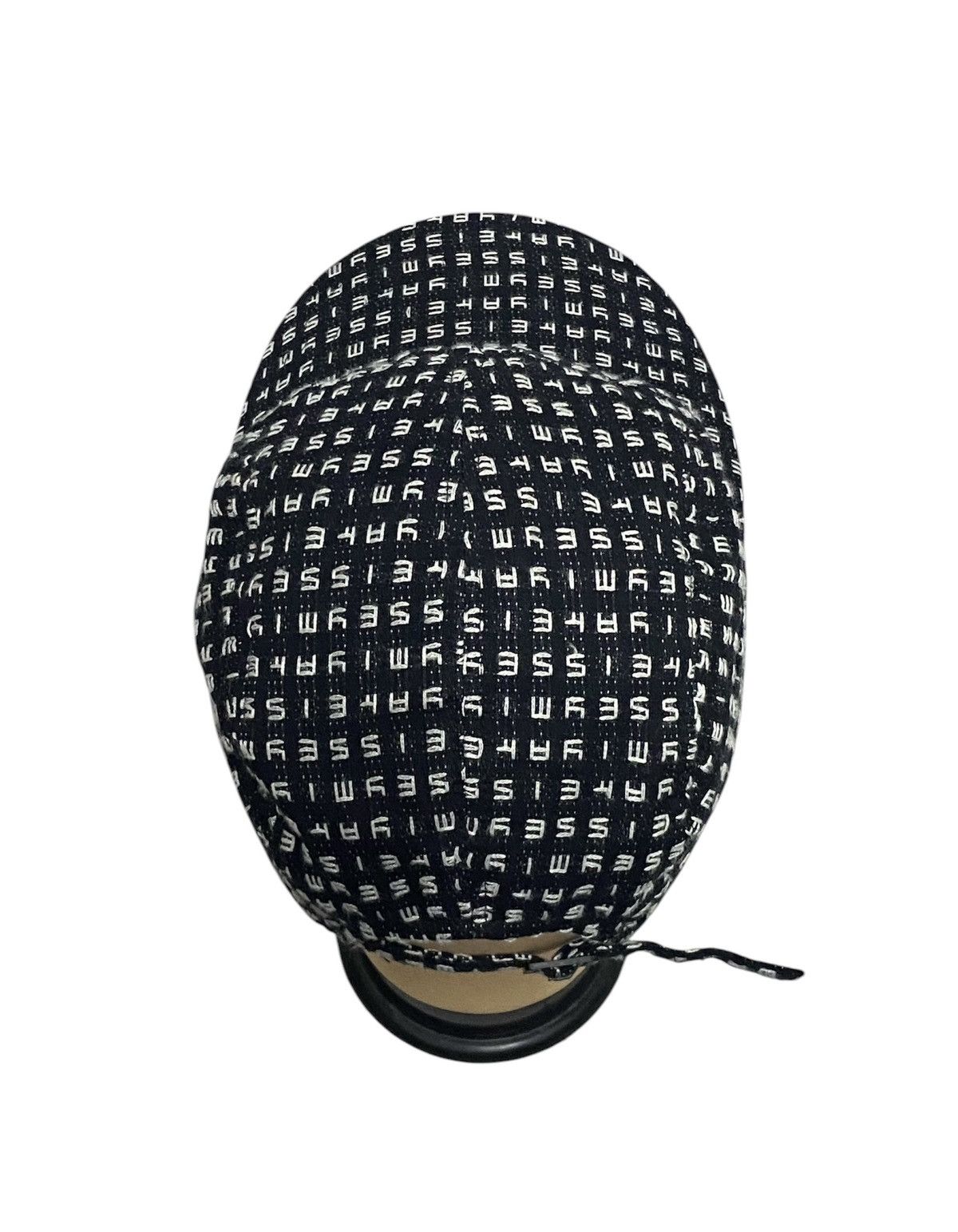 Issey Miyake Rare🔥2000s Issey Miyake Black Jacquard 5 Panel Hat Size ONE SIZE - 19 Thumbnail