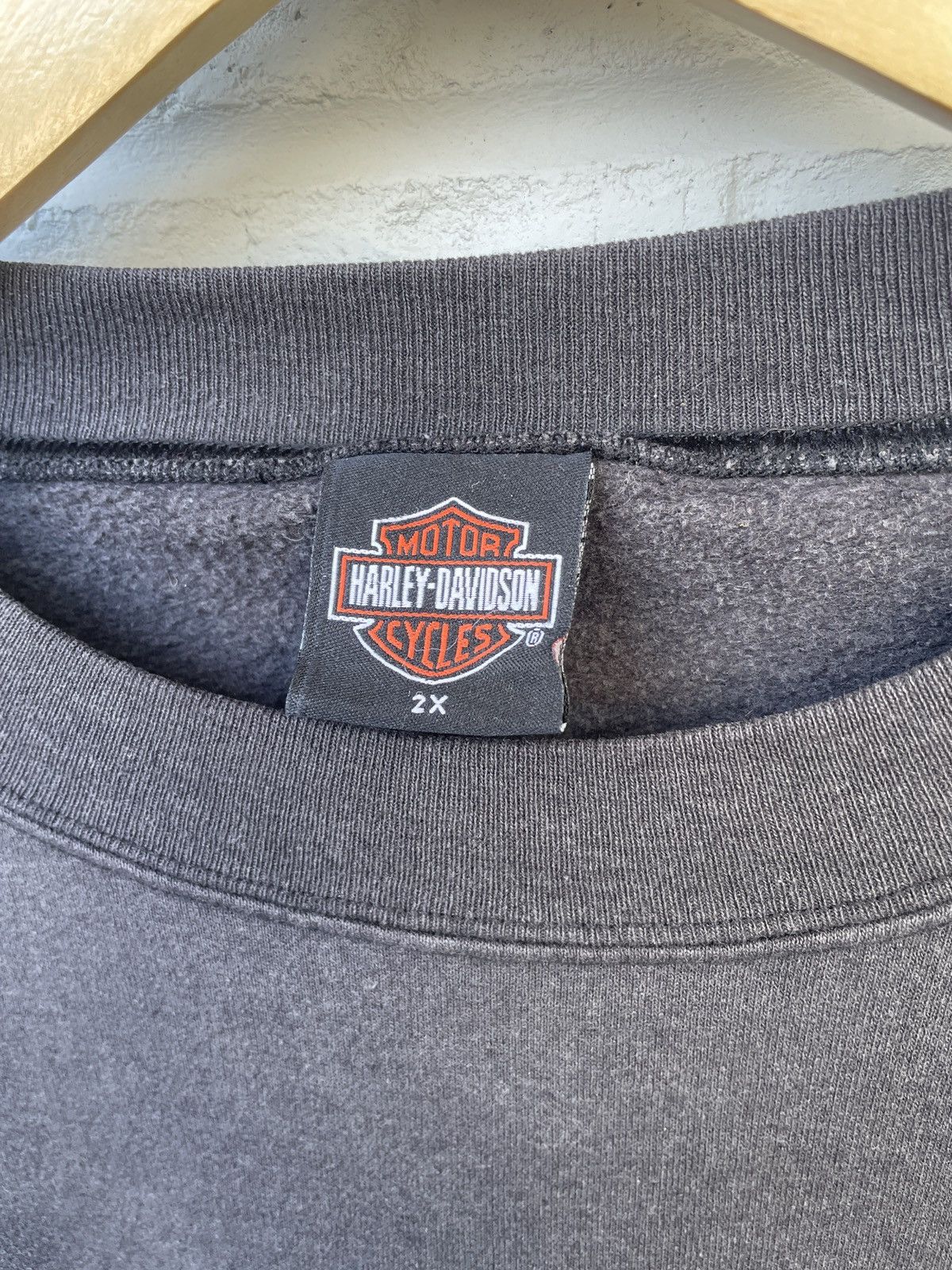 Harley Davidson Faded Harley Davidson Tribal Snake Crewneck Size US XXL / EU 58 / 5 - 5 Thumbnail