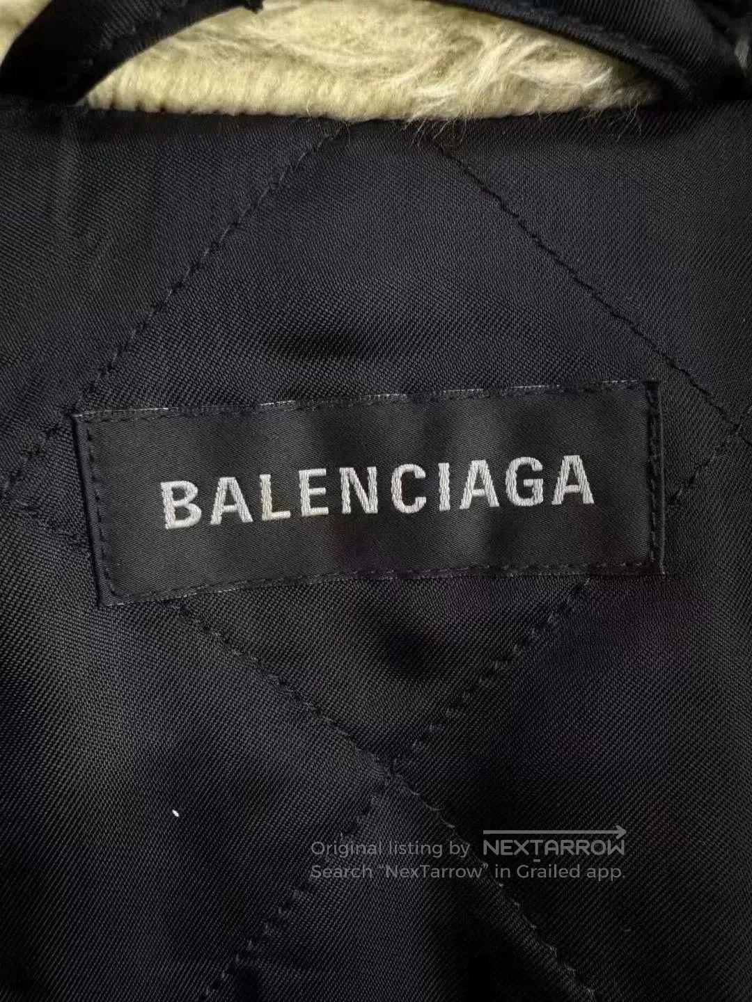 Balenciaga Balenciaga Beige Teddy Bear Coat. Size US XS / EU 42 / 0 - 3 Thumbnail