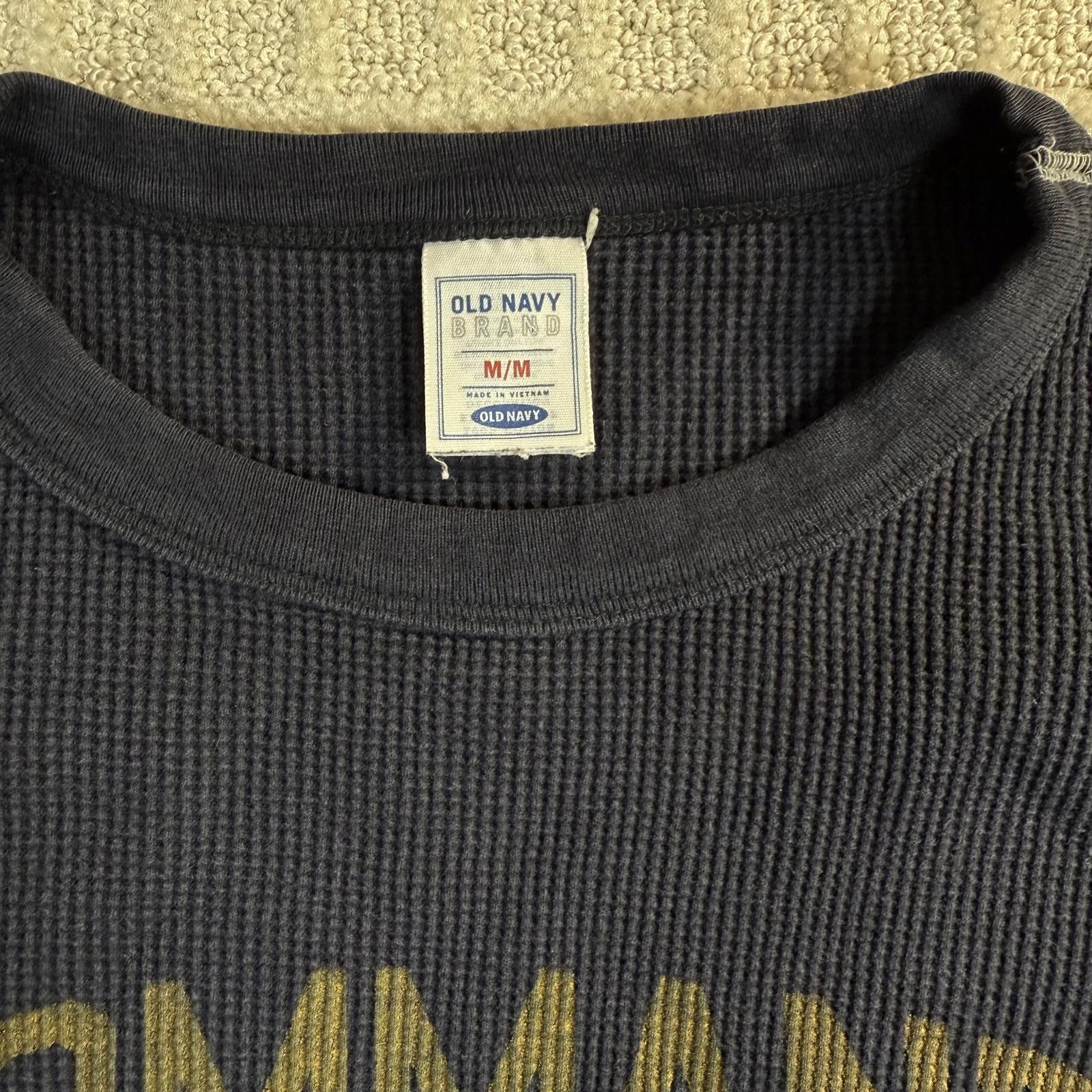 Old Navy Y2K Old Navy Skull Graphic Thermal Long Sleeve Shirt M Size US M / EU 48-50 / 2 - 3 Thumbnail