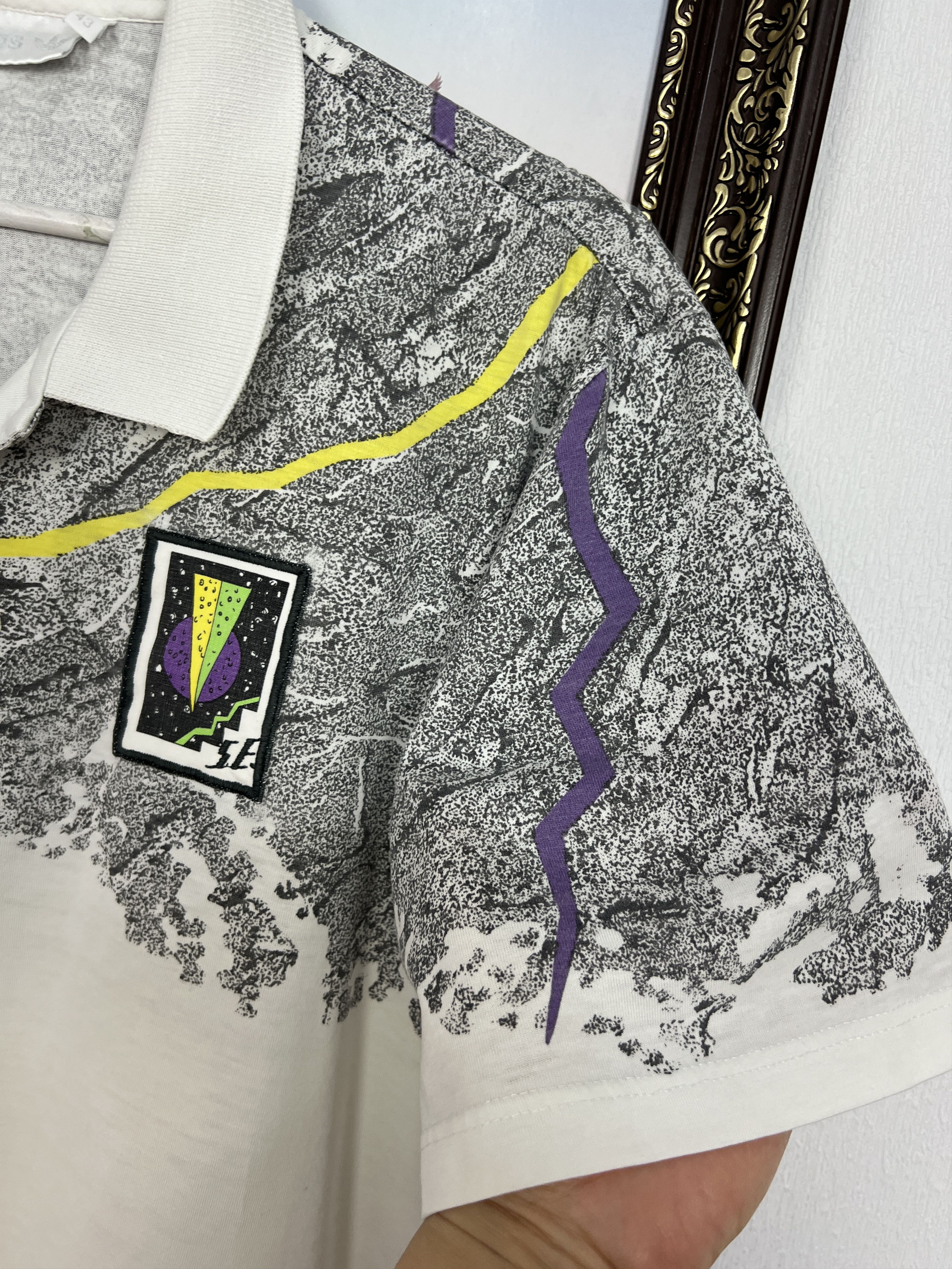 Adidas Vintage 80's Stefan Edberg Tennis Polo Shirt Jersey Trikot Size US L / EU 52-54 / 3 - 4 Thumbnail
