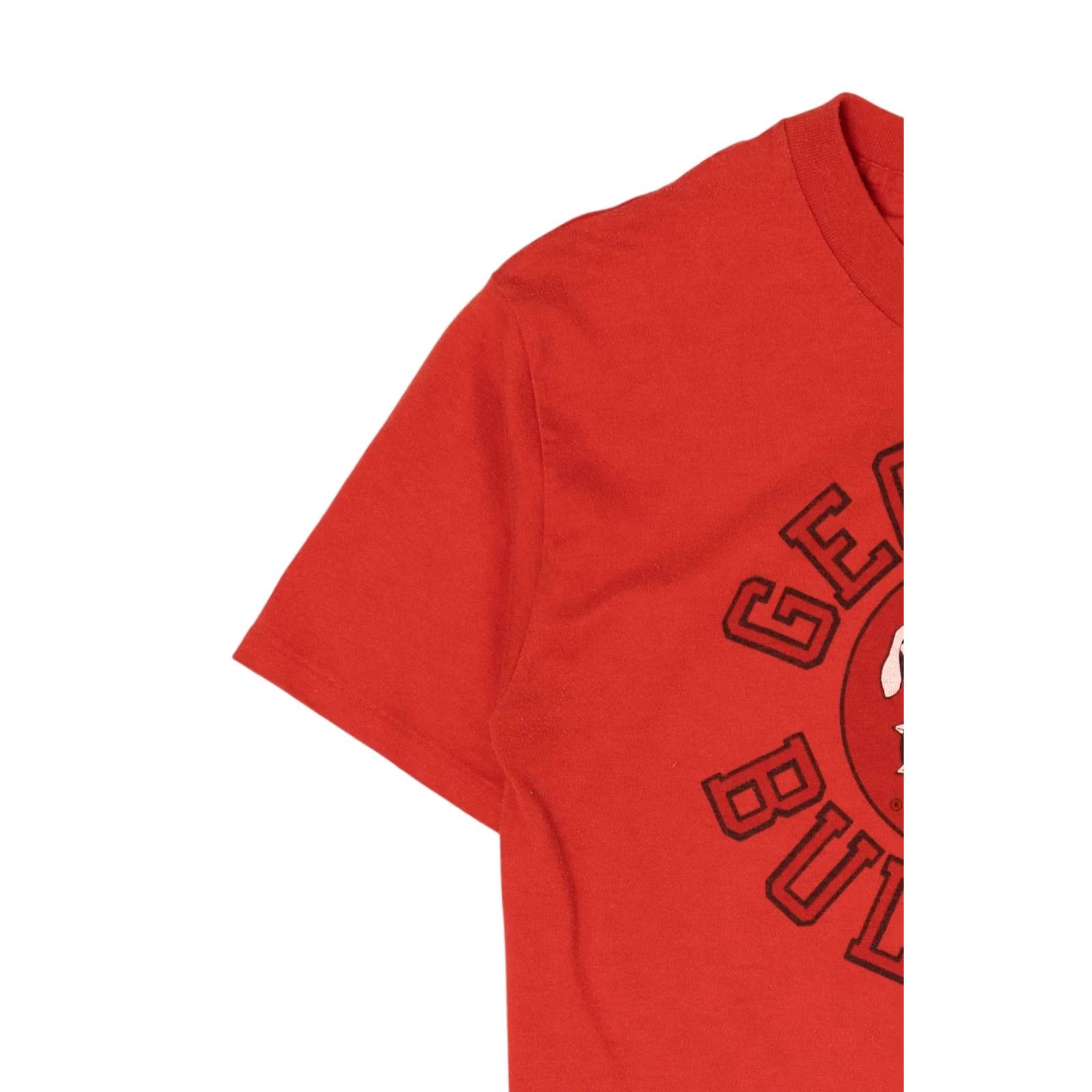 Vintage VINTAGE Red University Of Georgia Bulldogs T-Shirt 1980s Unisex Adults Medium Short Sleeve Cotton / Polyester Dirt Shirts Mens Womens Boys Girls Size US M / EU 48-50 / 2 - 6 Thumbnail