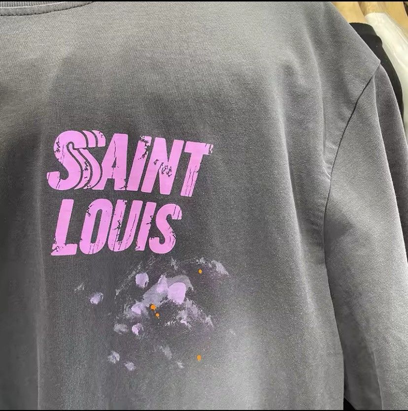 Vintage Saint Luis T-Shirt Size US L / EU 52-54 / 3 - 3 Thumbnail