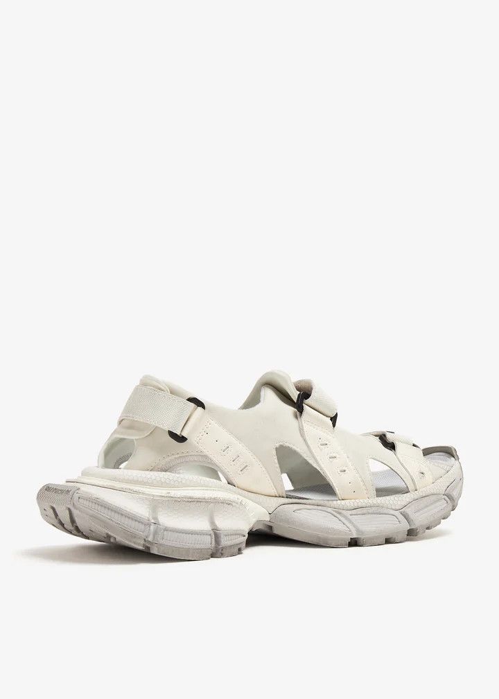 Balenciaga o1srvl11e0226 3XL Sandals In White Size US 7 / IT 37 - 3 Thumbnail
