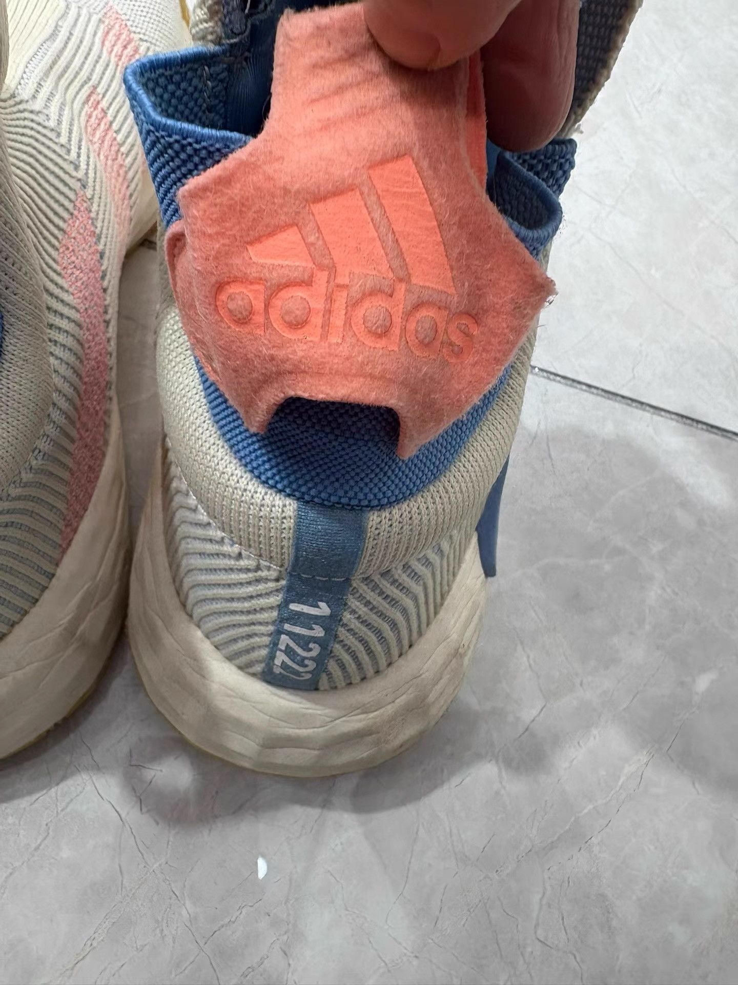 Adidas Adidas N3xt White Blue Mint Basketball Shoes K29 Size US 11.5 / EU 44-45 - 3 Thumbnail