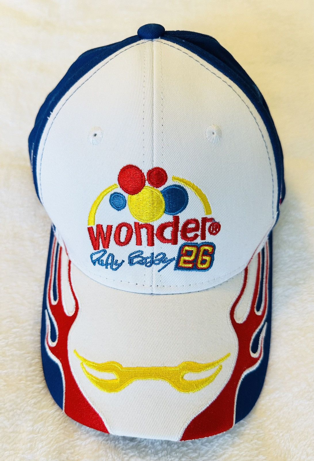 Other Ricky Bobby Talladega Nights Wonder Bread #26 Hat Adjustable Size ONE SIZE - 1 Thumbnail