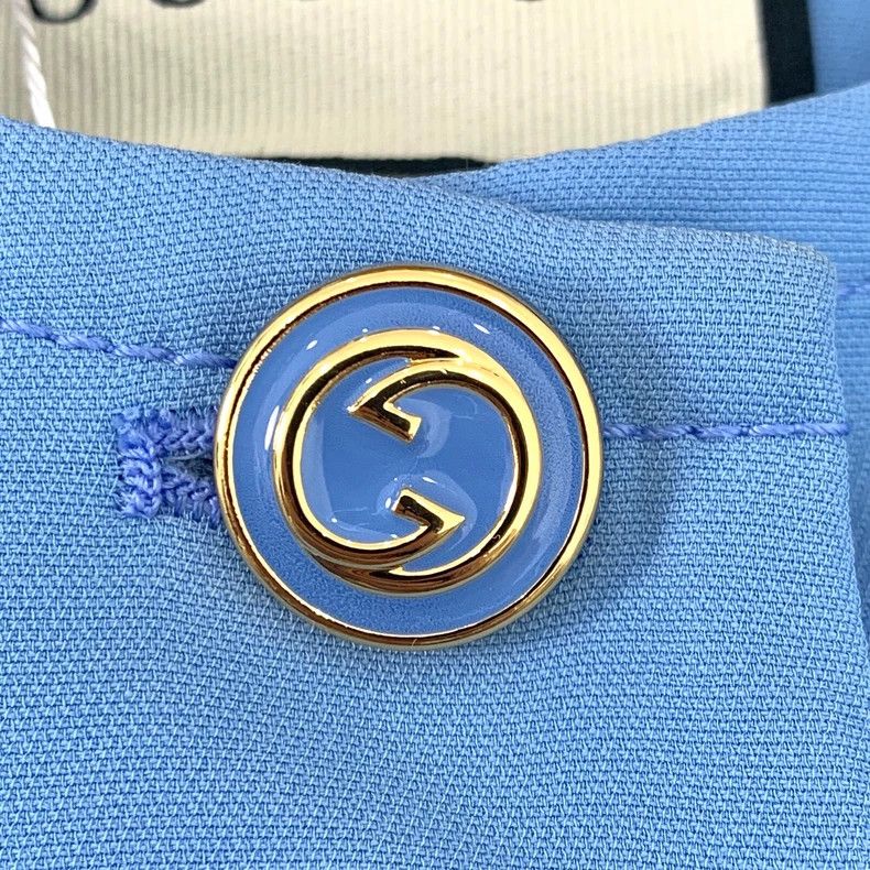Gucci Gucci Blue multi-pocket wool single-breasted belt vest 250 Size US XS / EU 42 / 0 - 6 Thumbnail