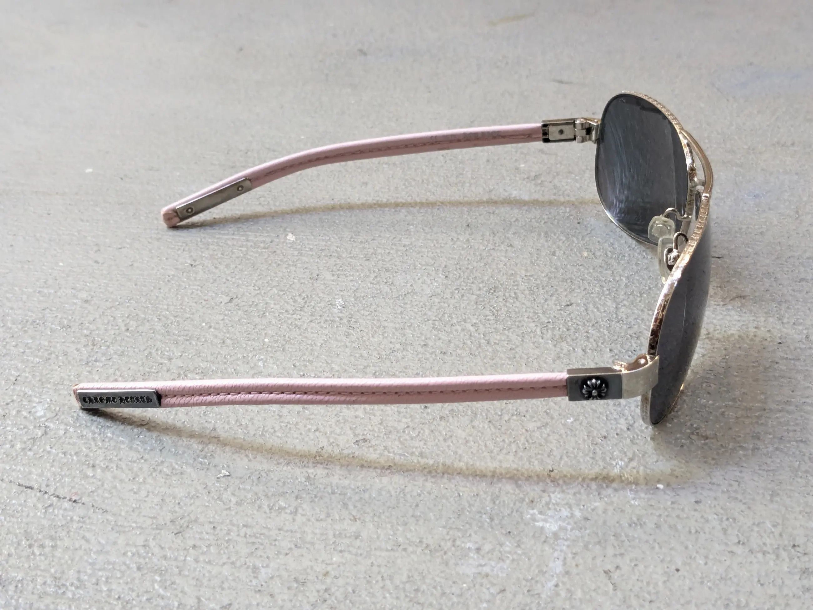 Chrome Hearts Chrome Hearts Sunglasses Red Riot Pink Silver Cross Size ONE SIZE - 6 Thumbnail
