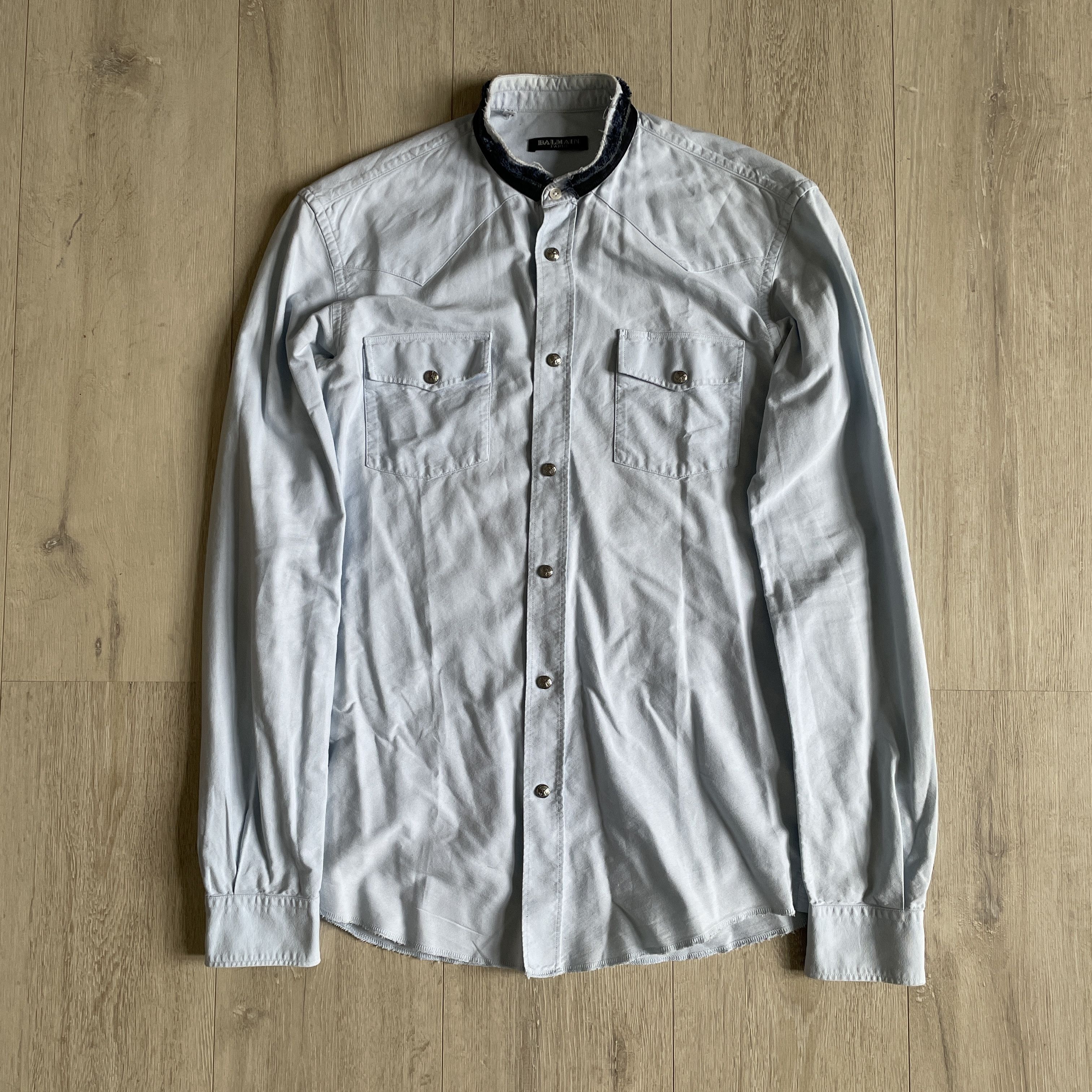 Balmain Christophe Decarnin AW11 Flannel Shirt | Grailed