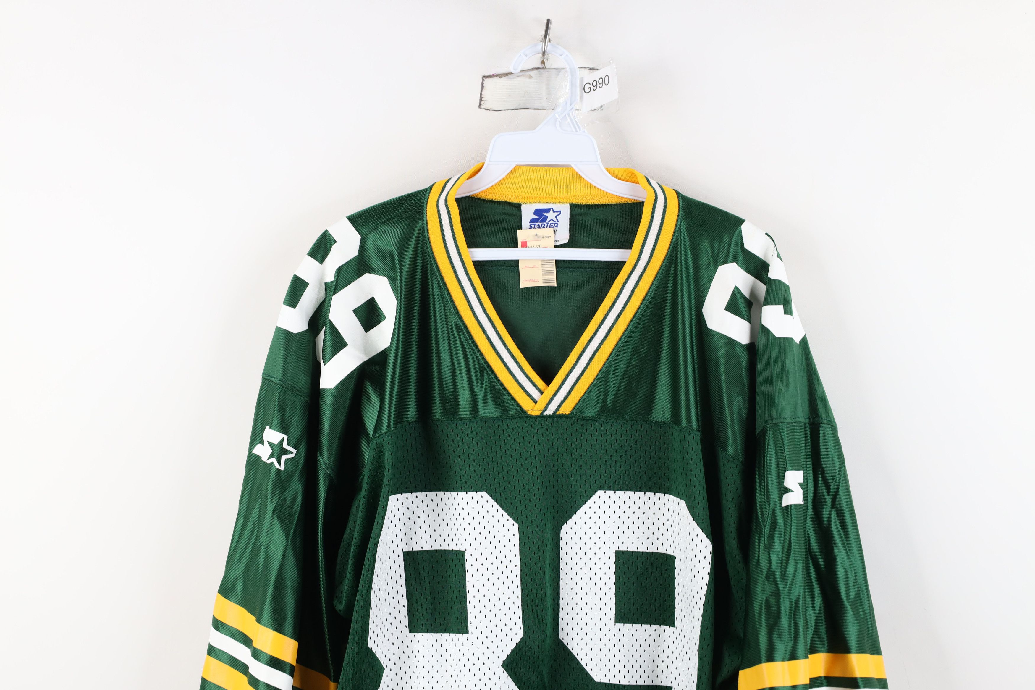 Starter NOS Vintage 90s Starter Bay Packers Football Jersey USA Size US XL / EU 56 / 4 - 2 Thumbnail