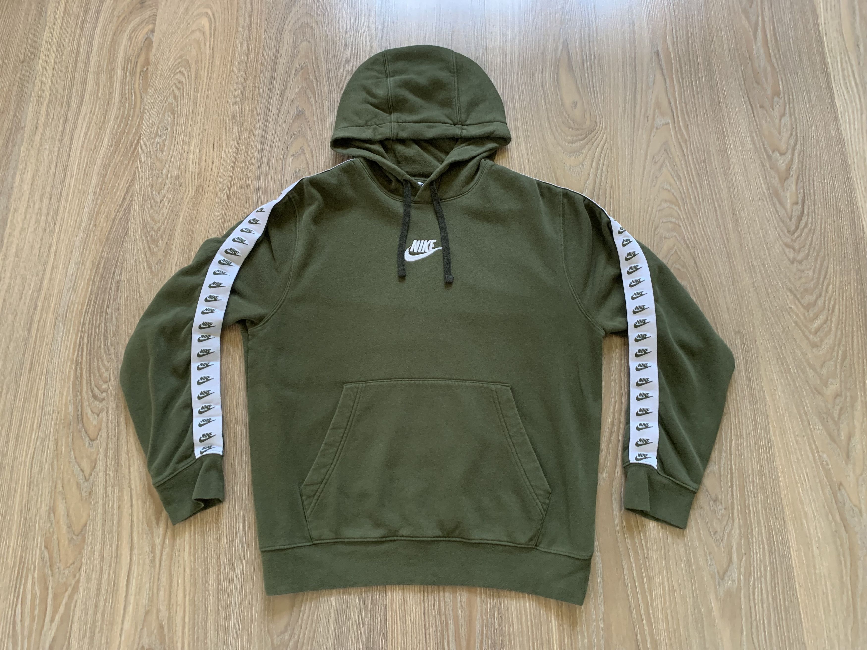 Nike Nike Zeus Cotton Tape Logo Lampas Hoodie Size US M / EU 48-50 / 2 - 2 Thumbnail