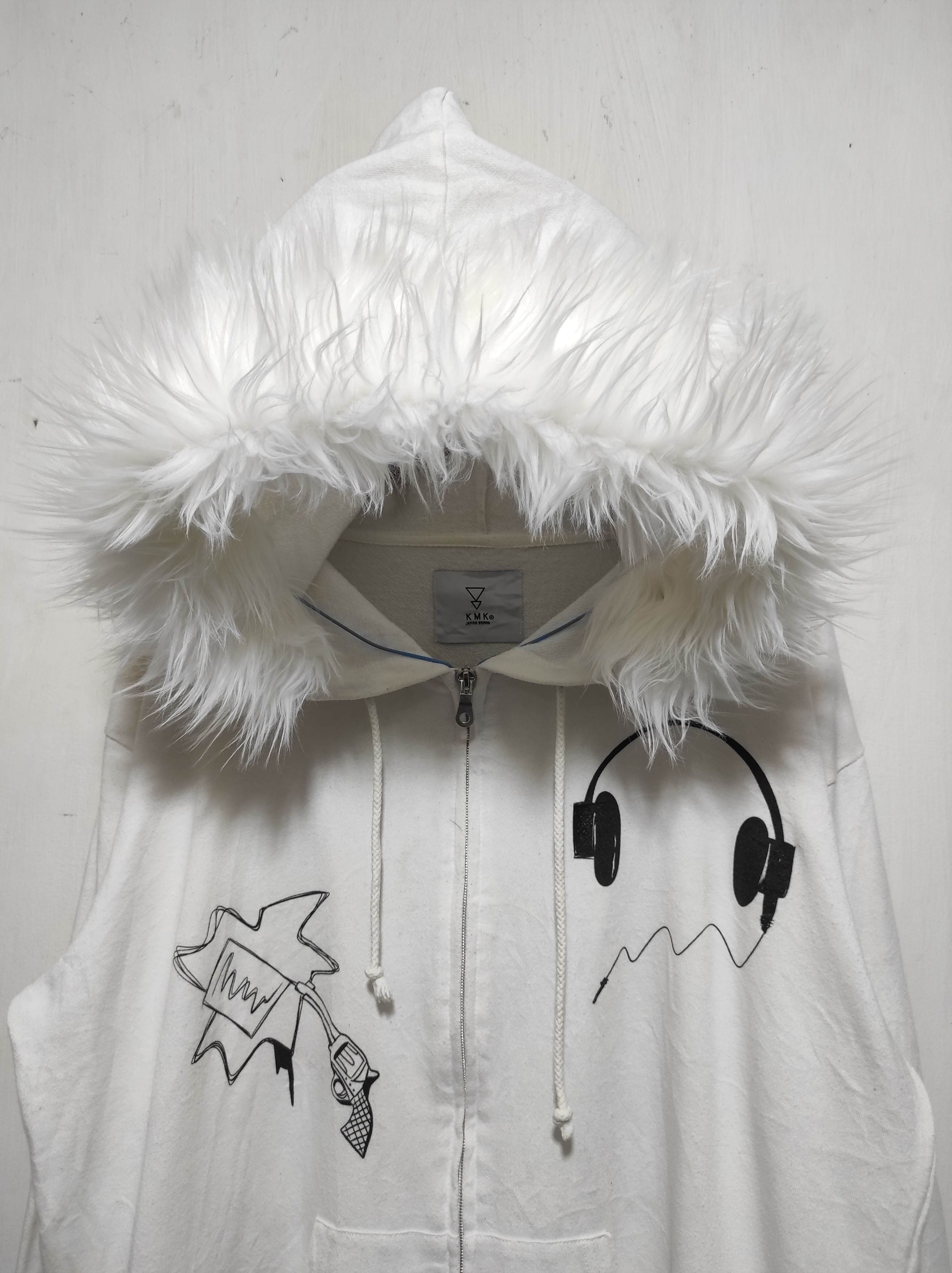 Hysteric Glamour KMK Japan brand Zip Fur Hoodie i6w9 LGB style Size US L / EU 52-54 / 3 - 3 Thumbnail